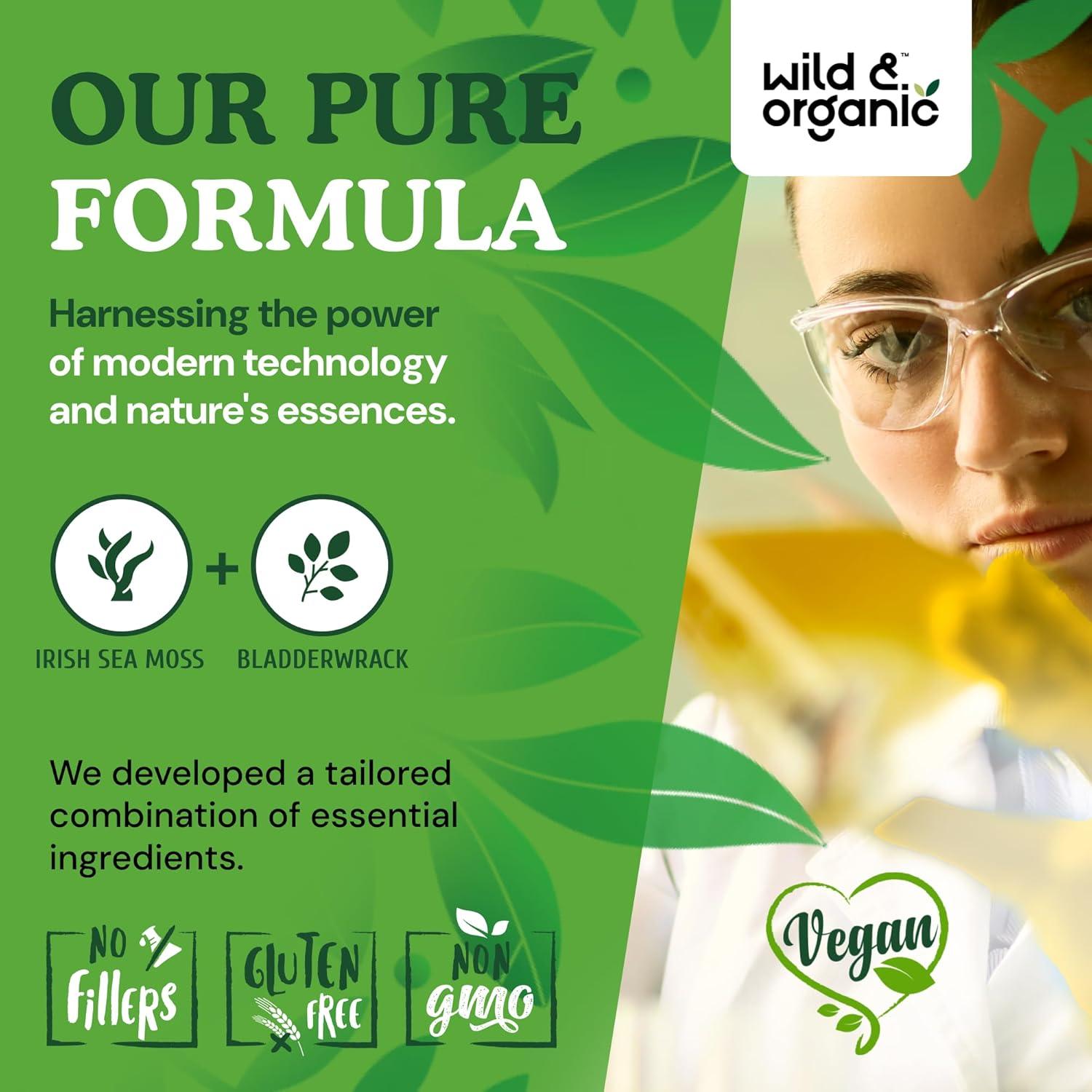 Cápsulas de Musgo Marino Silvestre y Orgánico 60 Caps