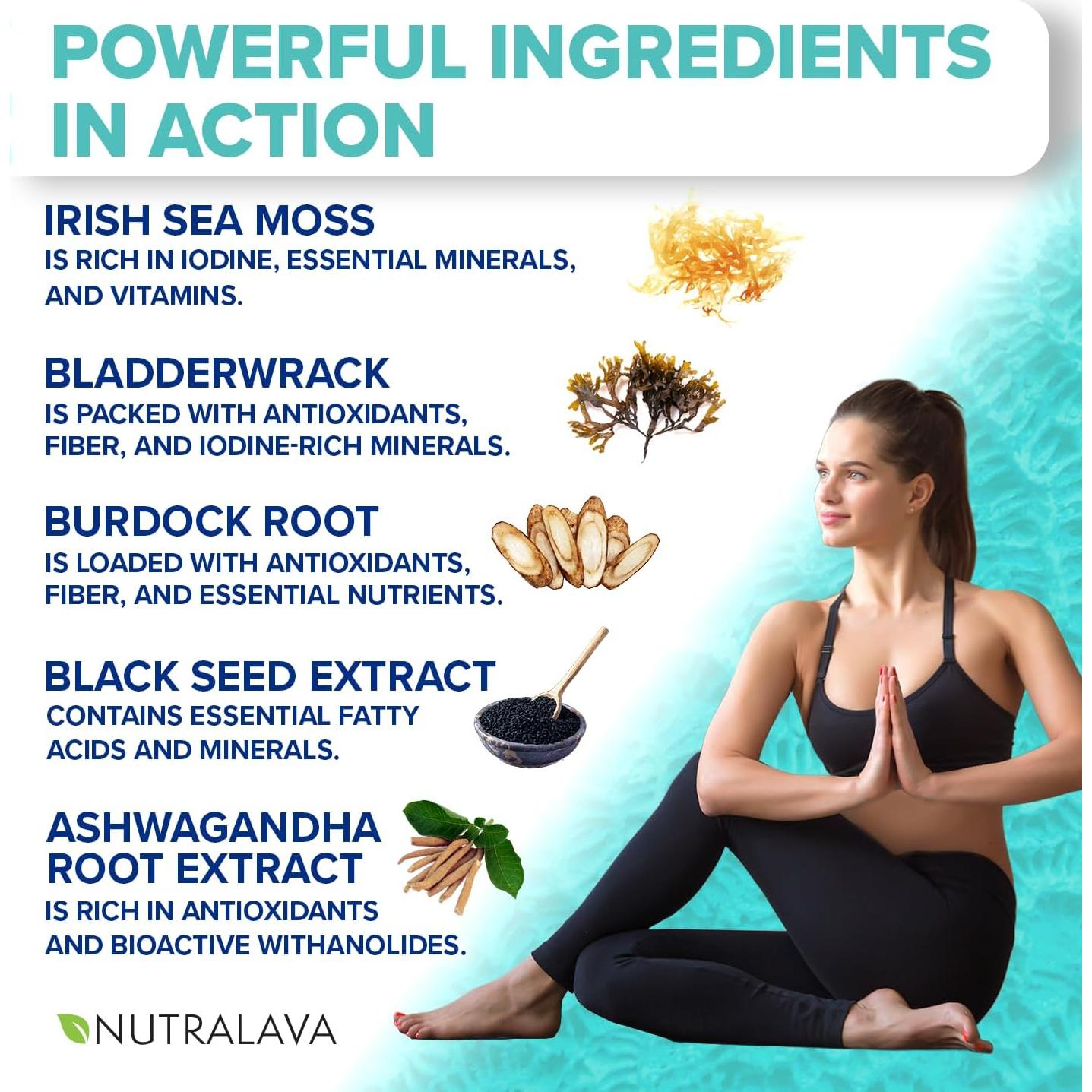 Cápsulas de Musgo Marino Irlandés 60 Unidades - Soporte Inmunológico