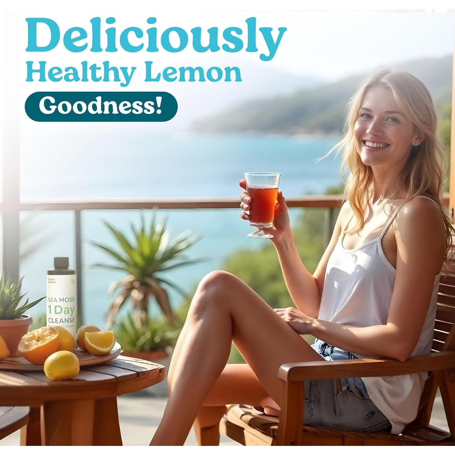 Limpieza Detox 1 Día Atlantic Naturals - Jugo Musgo Marino 236.6 ml