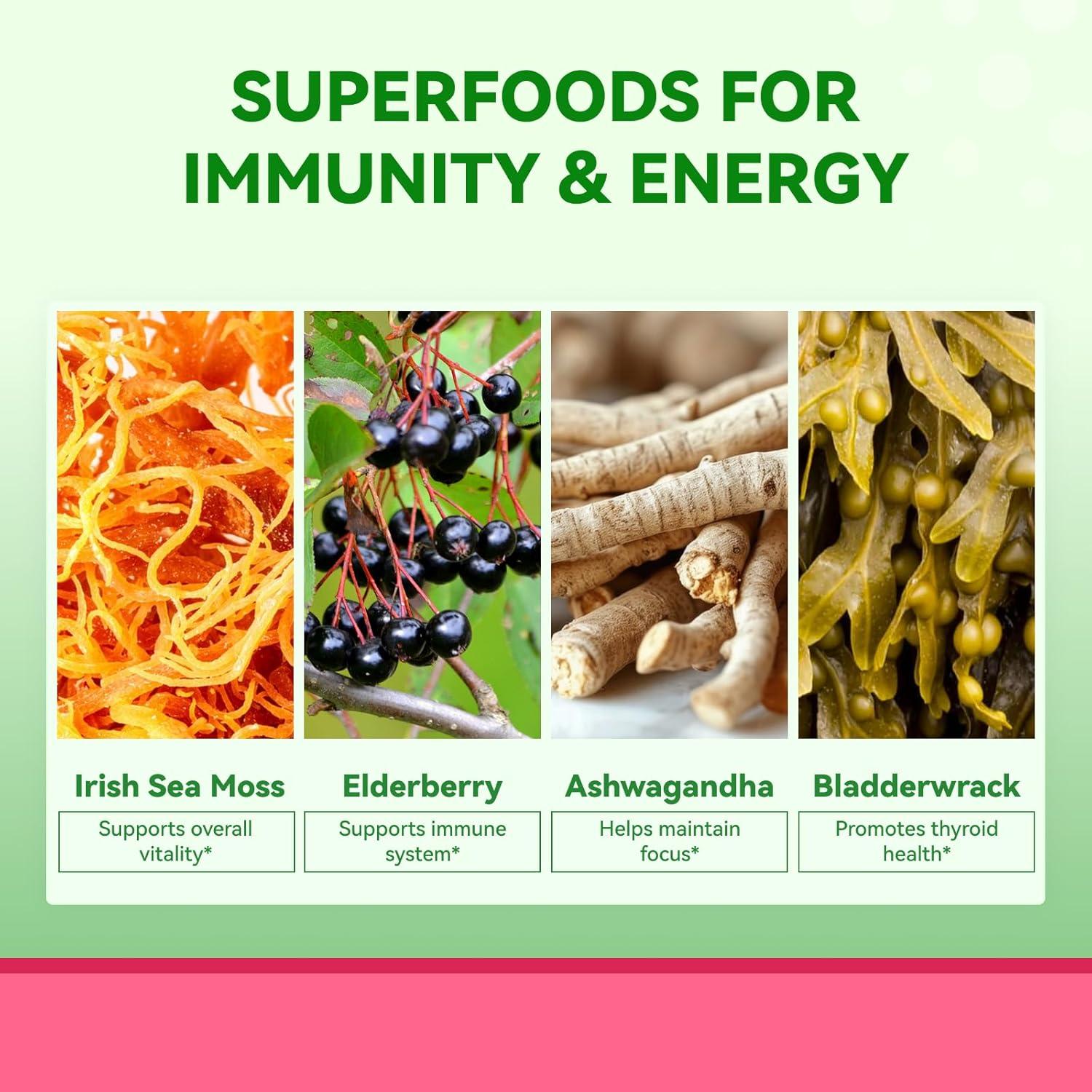 Gomitas Veganas Brillo Interno 4000mg 60 Unidades Frutos Rojos