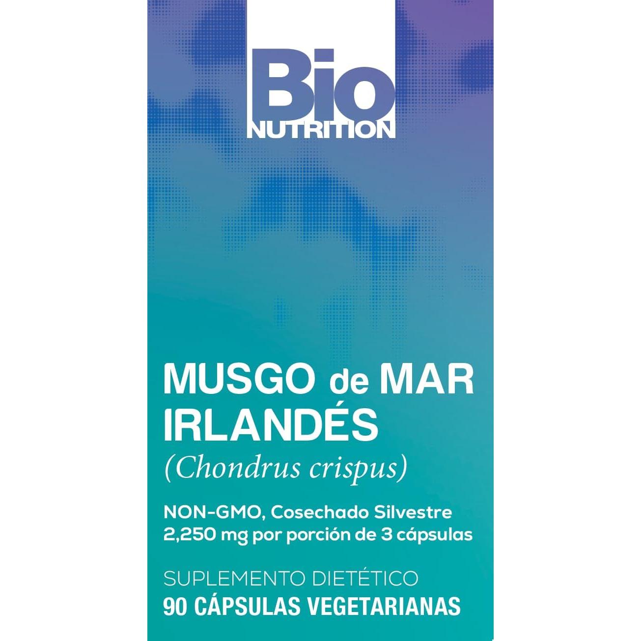 Musgo Marino Irlandés Bio Nutrition 70g - Salud Inmune y Digestiva