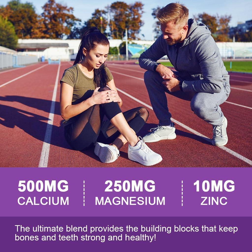 Gomitas de Calcio Magnesio Zinc LUCNVEM 60 Unidades Sin Azúcar