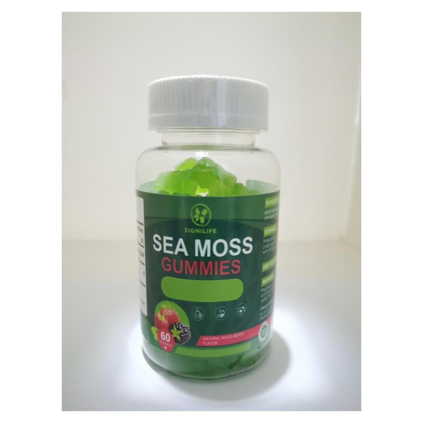 Gomitas de Musgo Marino SIGNILIFE - Sabor a Baya 60 Unidades