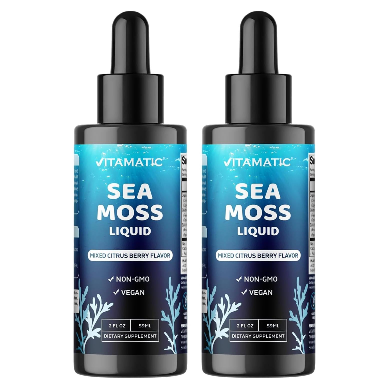 Suplemento Líquido de Musgo Marino Vitamatic 2800 mg 4 oz