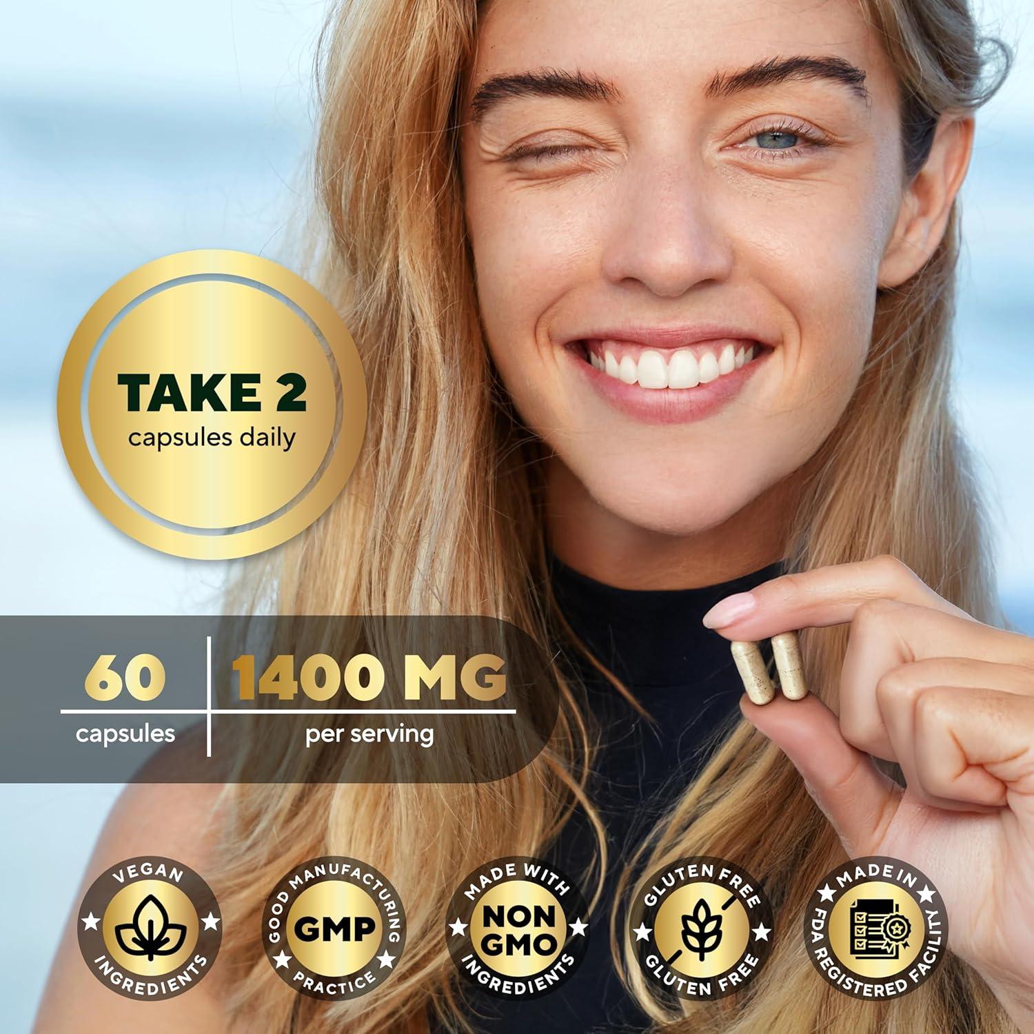 Cápsulas de Musgo Marino Irlandés VitaUp 60 Veganas