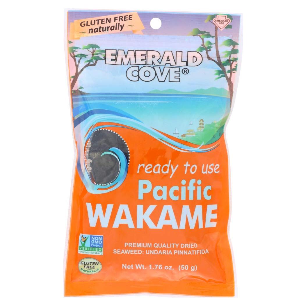 Alga Wakame seca premium del Pacífico 100g lista para usar