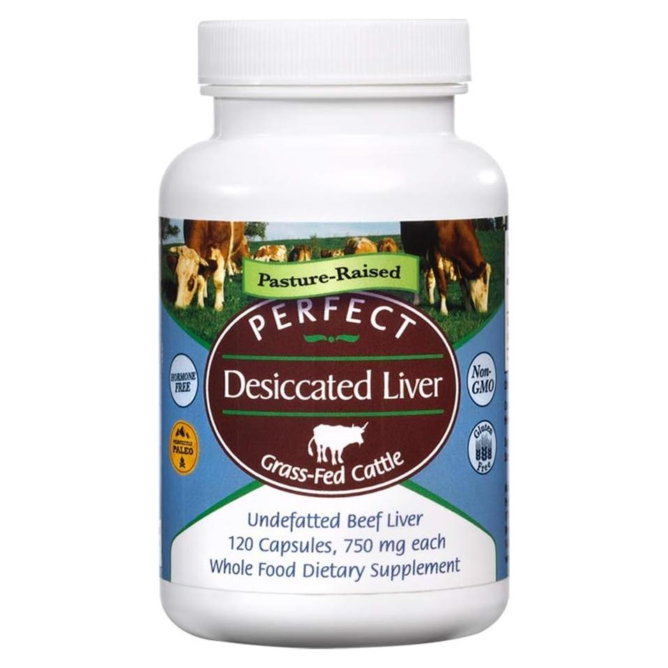 Suplementos Perfectos Hígado Deshidratado 120 Cápsulas