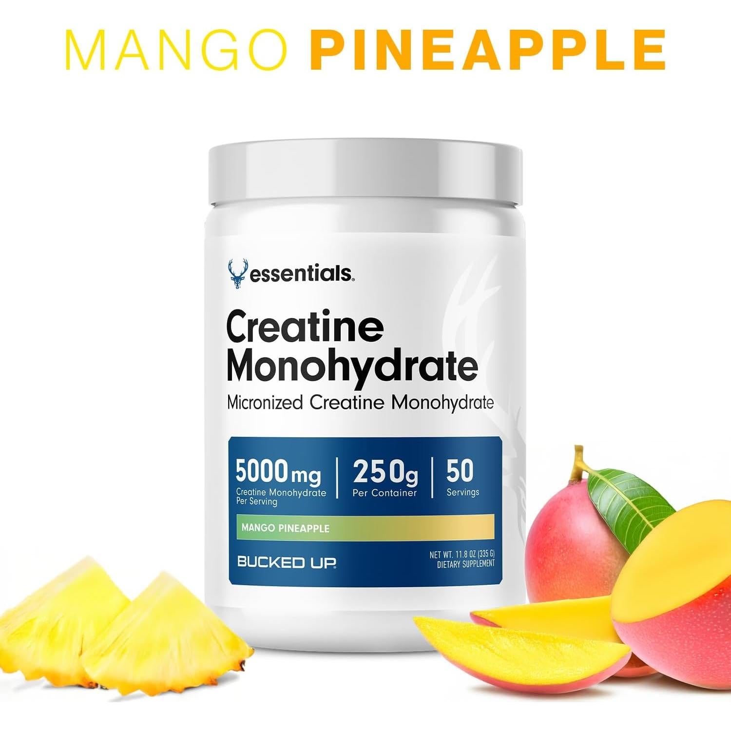 Creatina Monohidratada Sabor Mango Piña Bucked Up 250g