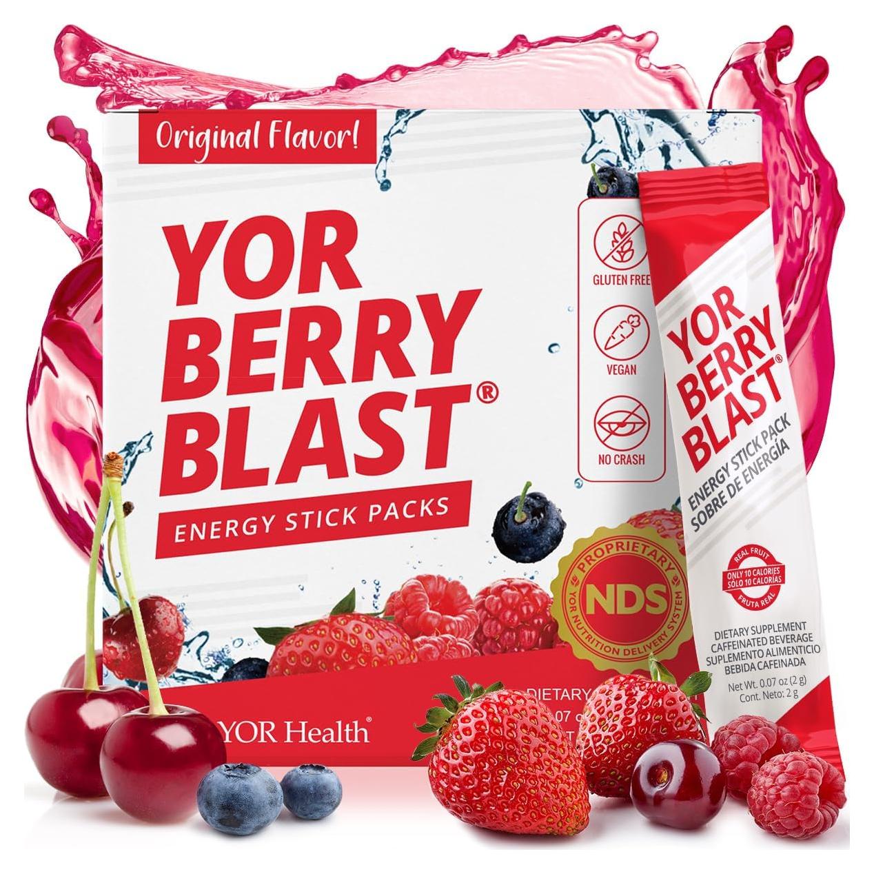 YOR Explosión de Bayas 6-en-1 Energía Natural 95g