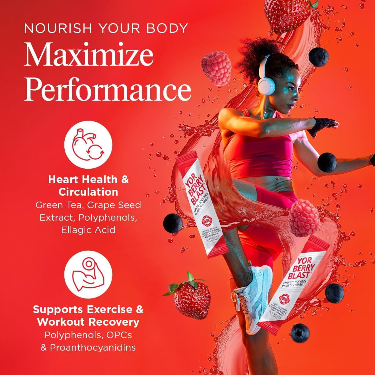 YOR Explosión de Bayas 6-en-1 Energía Natural 95g