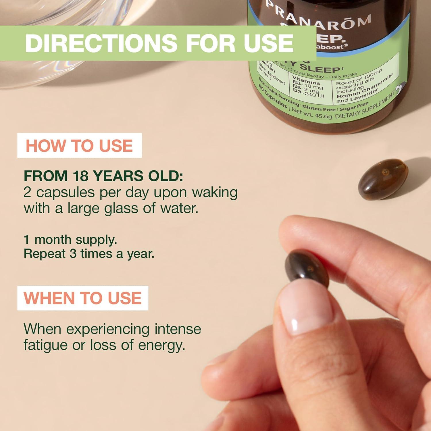 Suplemento Herbal Pranarom Aromaboost Energía 60 Cápsulas