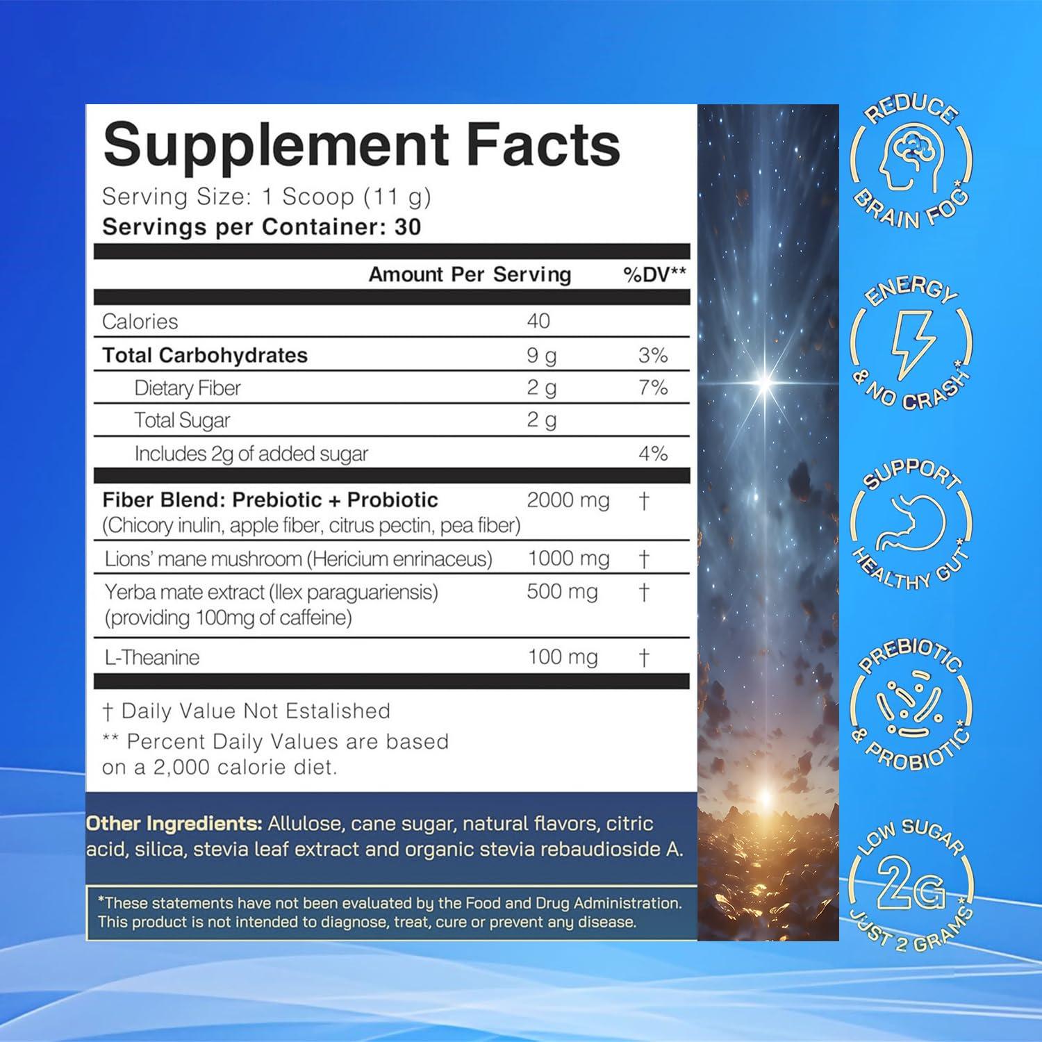 Mezcla Instantánea de Yerba Mate OYEMATE 30 Porciones 321g