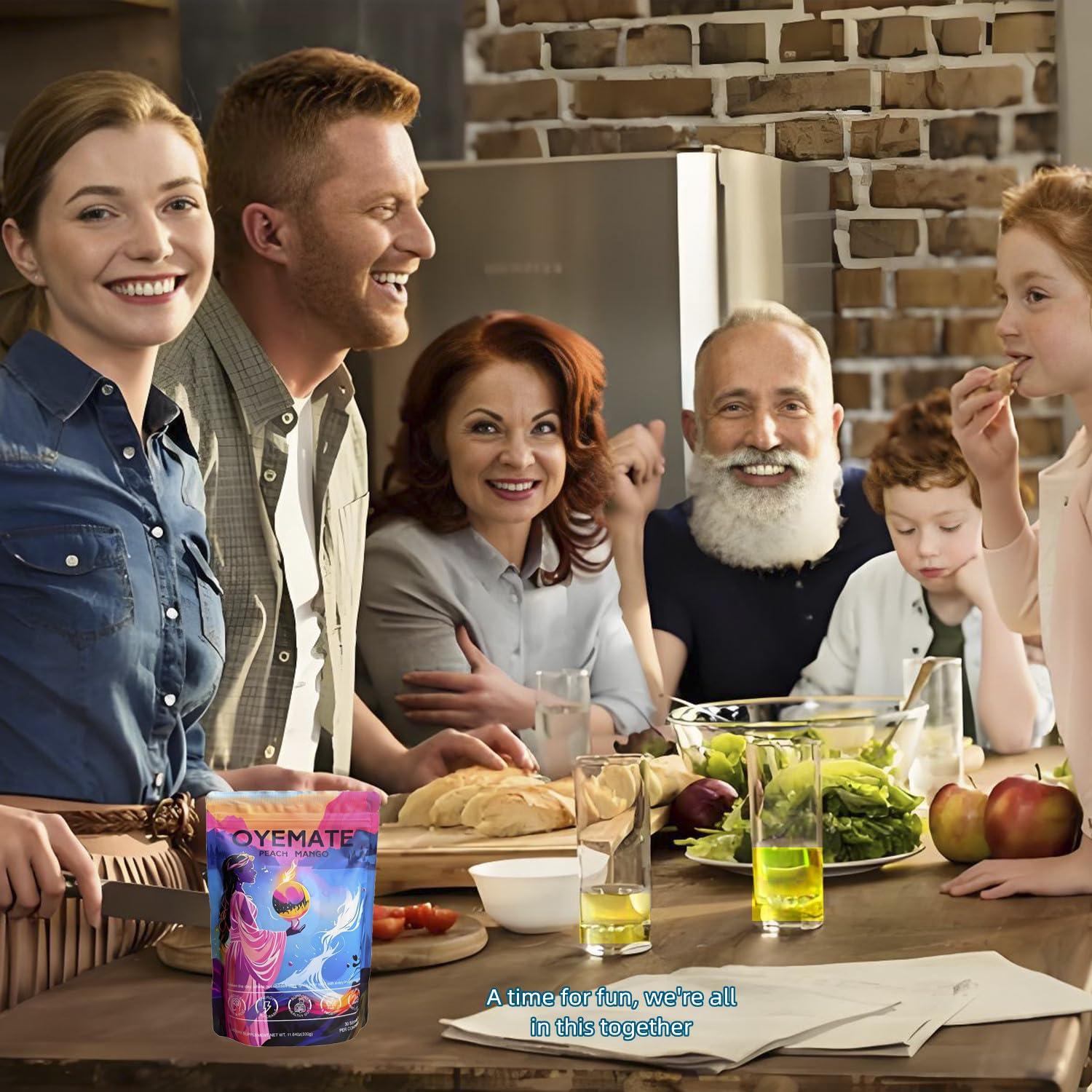 Mezcla Instantánea de Yerba Mate OYEMATE 30 Porciones 321g