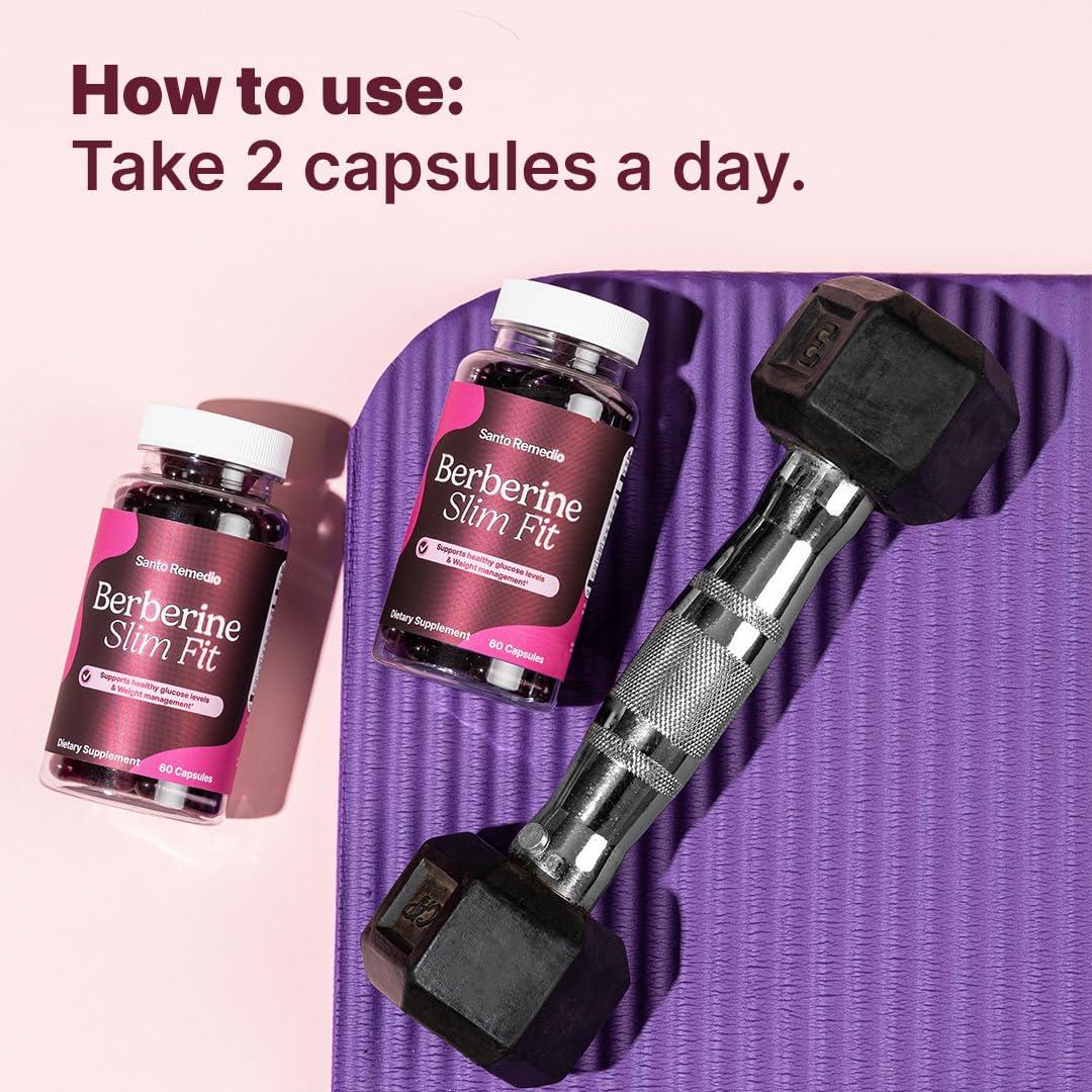 Suplemento Dietético Berberina Santo Remedio 60 Cápsulas