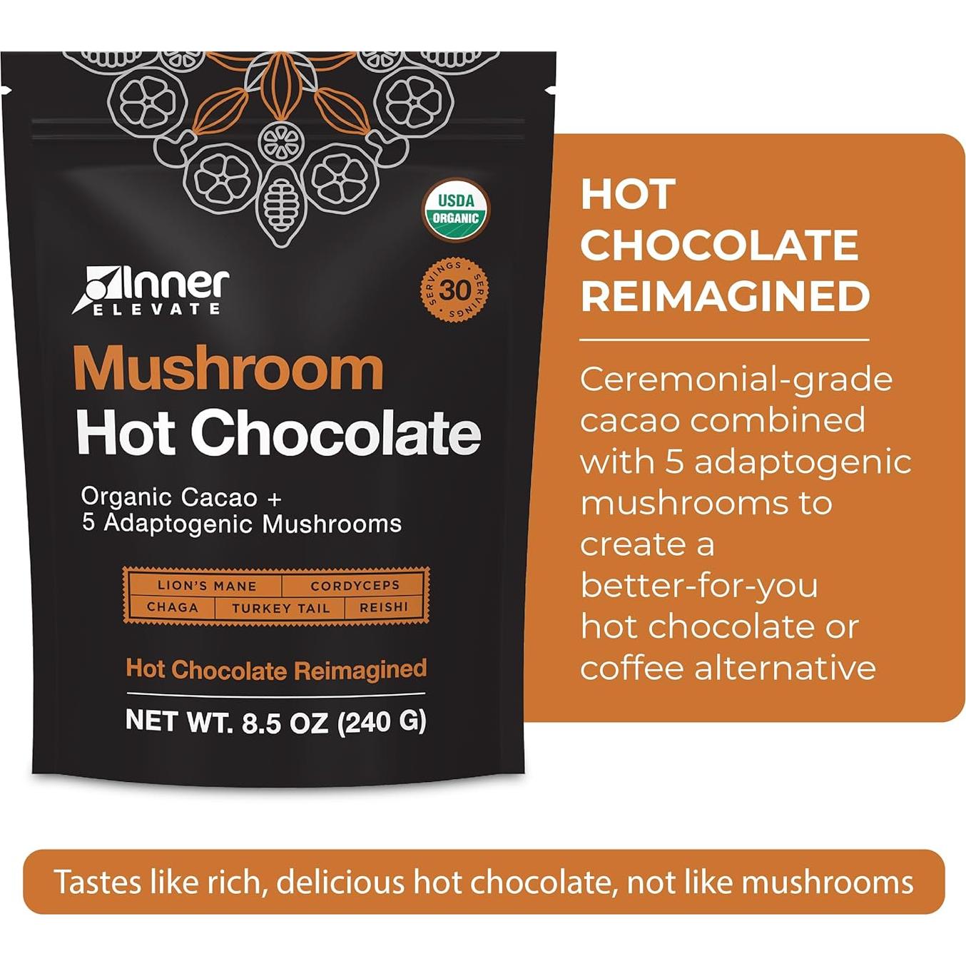 Chocolate Caliente y Matcha de Hongos Inner Elevate 2638g