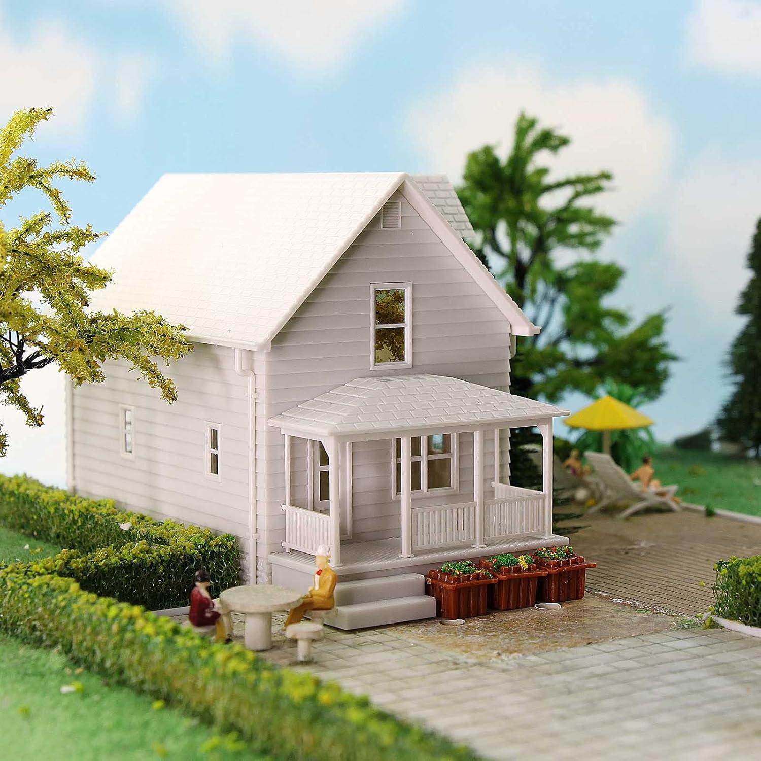 Kit Casa en Blanco Escala HO 1:87 EVEMODEL DIY