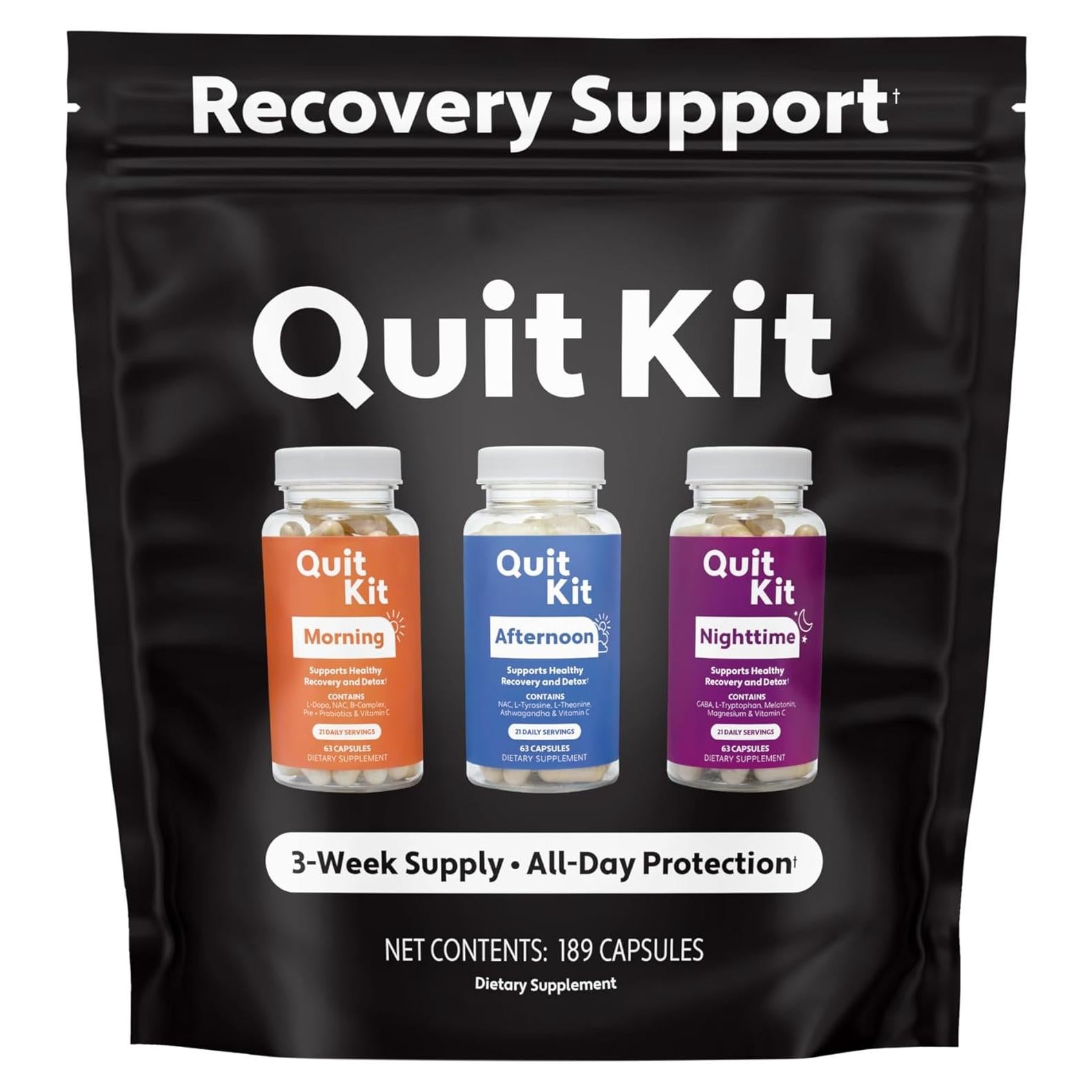 Sistema de Desintoxicación Quit Kit 12-en-Uno - Apoyo Diario