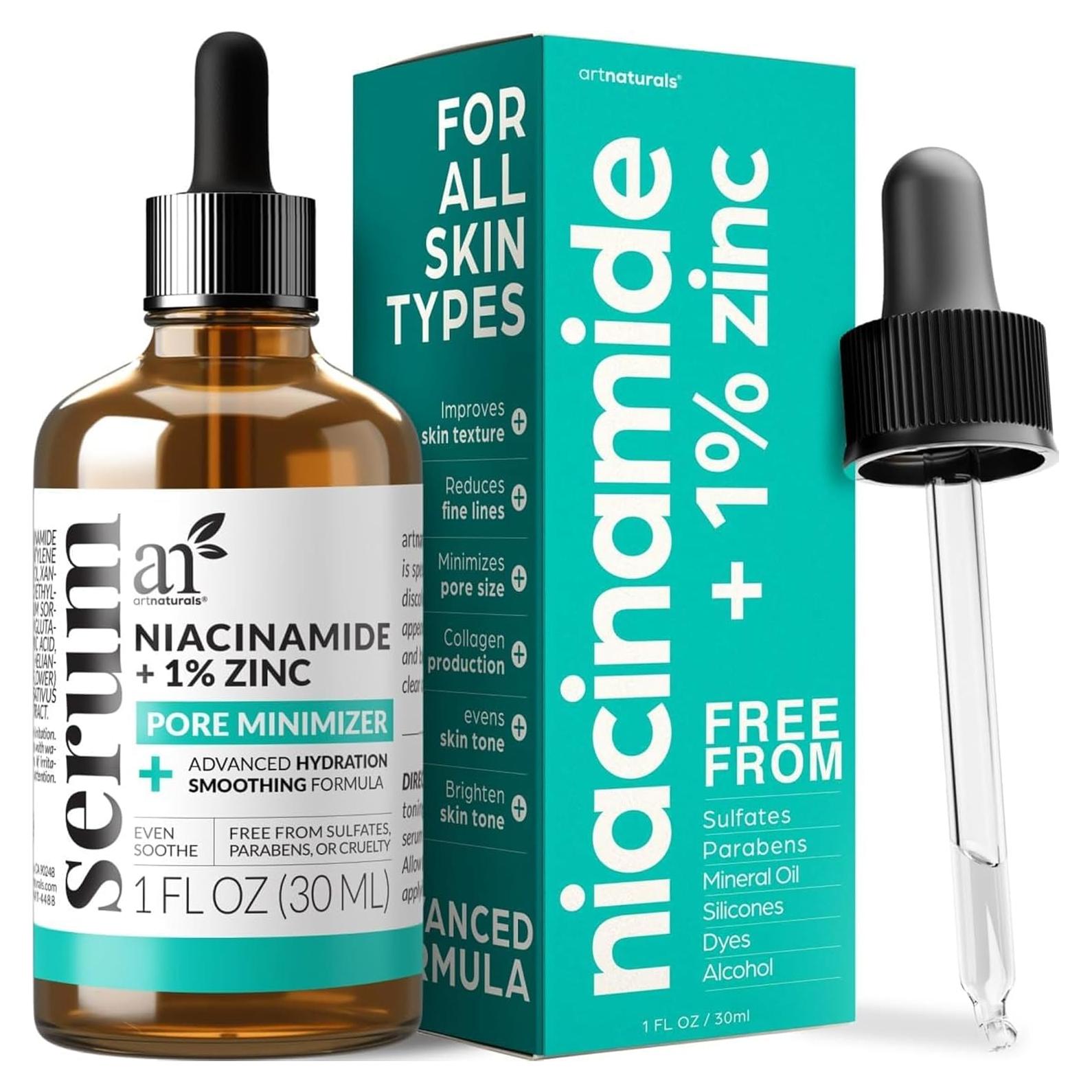 Suero Facial Artnaturals 10% Niacinamida y Zinc PCA 30 g