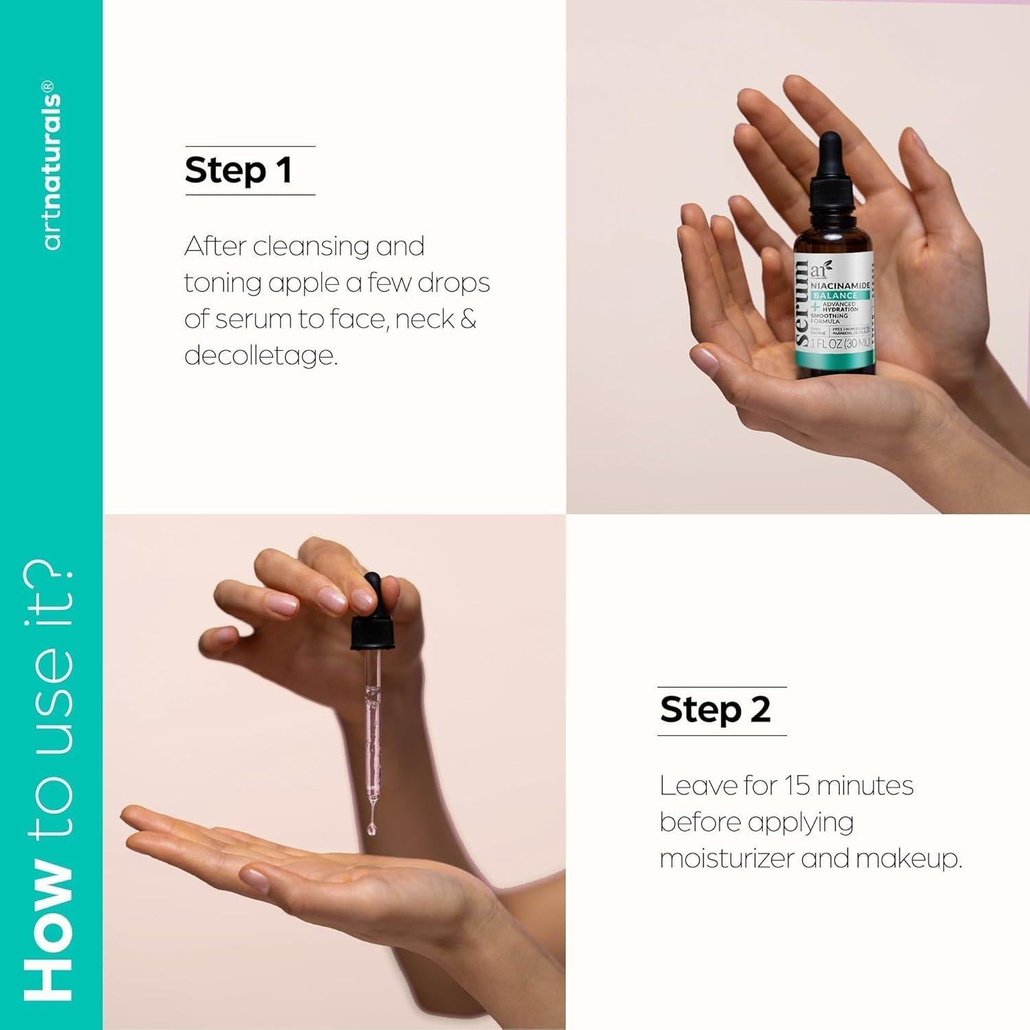 Suero Facial Artnaturals 10% Niacinamida y Zinc PCA 30 g