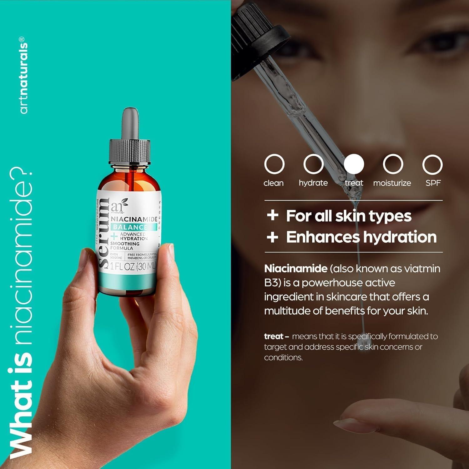 Suero Facial Artnaturals 10% Niacinamida y Zinc PCA 30 g