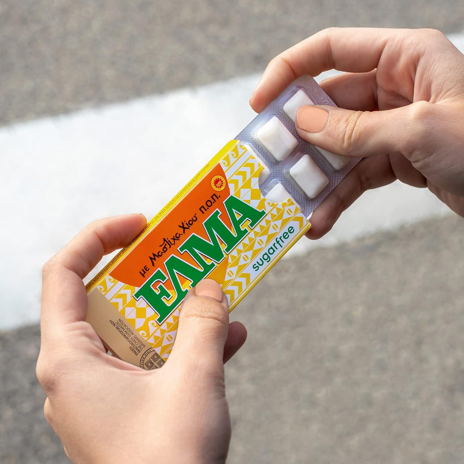 Chicle de Mastic Griego Elma Sin Azúcar 50 Piezas