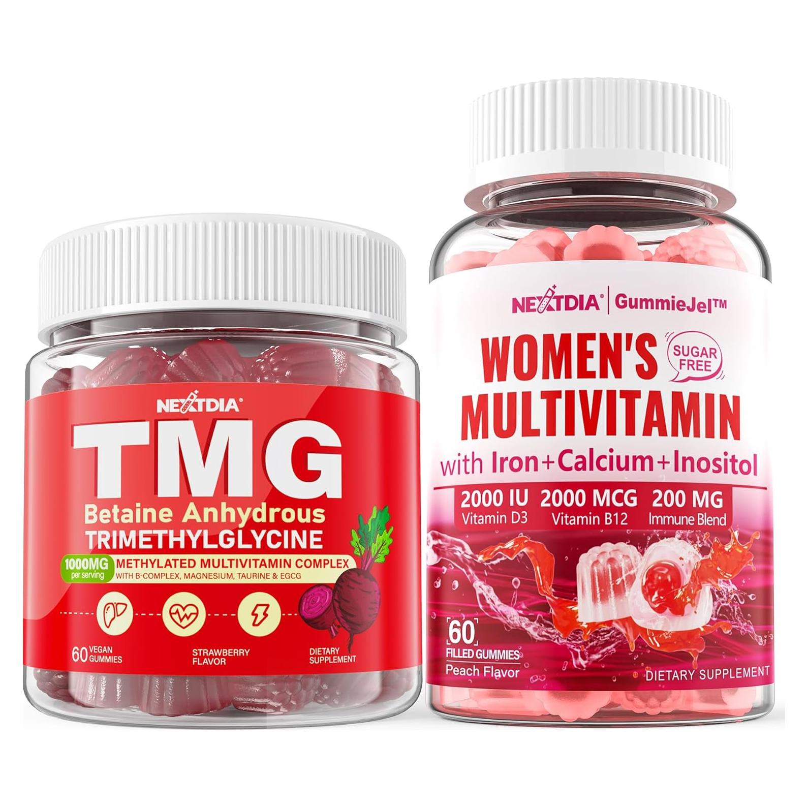 Multivitamínico Metilado TMG Sin Azúcar 1000mg - 4 Gomas