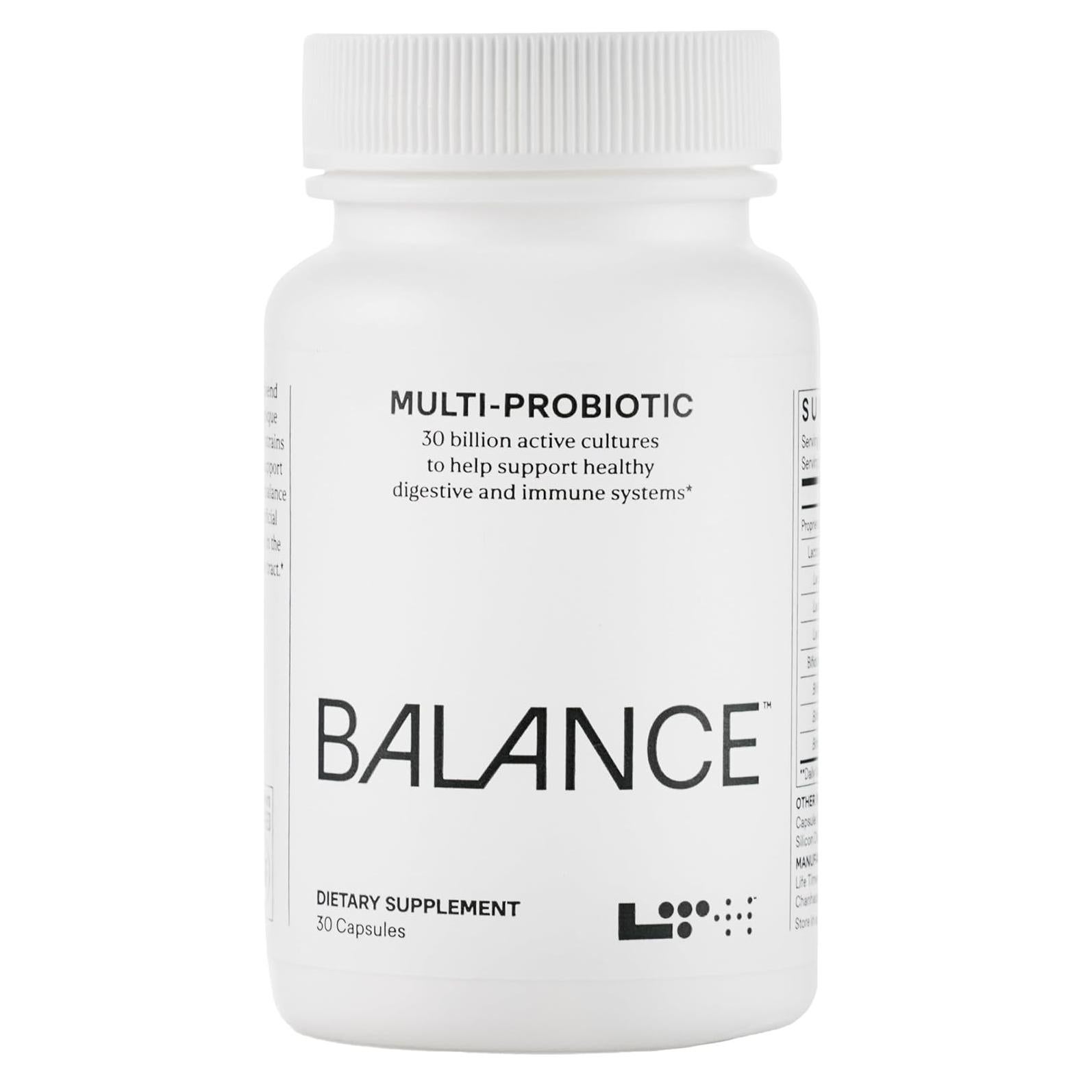 Probiotico Balance Multi Pro 30B LTH - 30 Mil Millones CFUs - 30 Cápsulas
