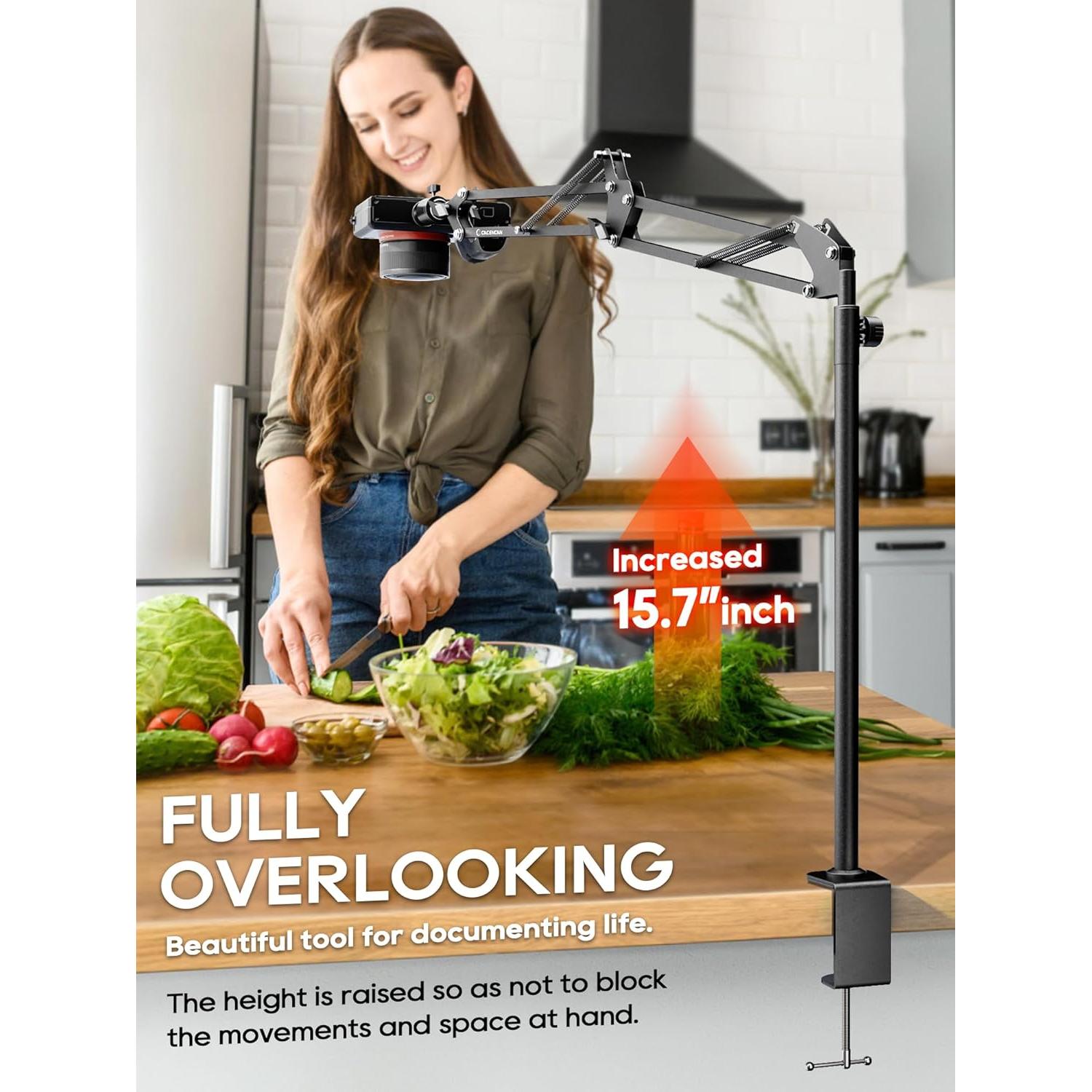 Soporte de Cámara CACENCAN Ajustable 360° para Escritorio