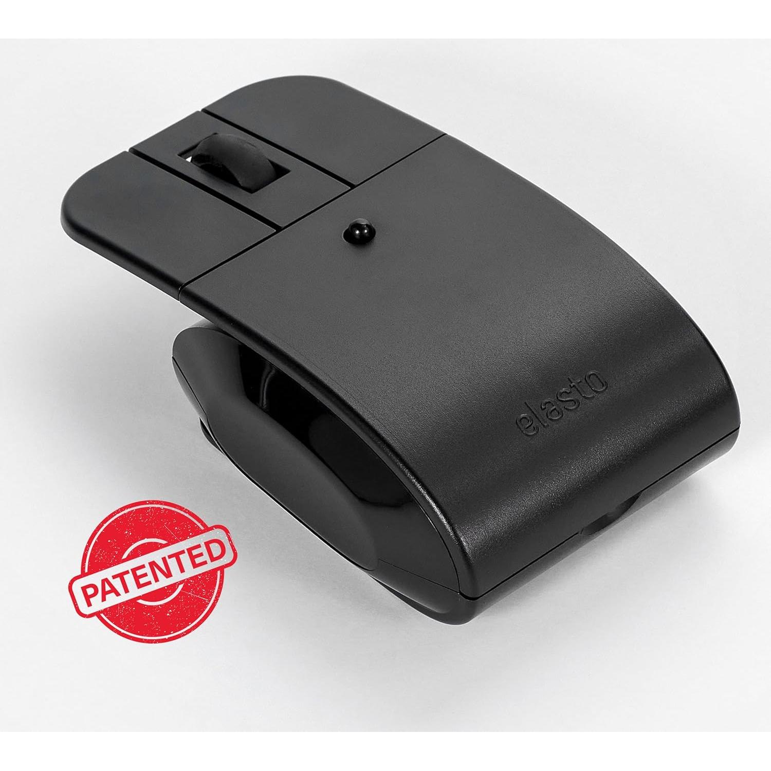 elasto Ergonomic Bluetooth Wireless Mouse M4 Set – Helps with Carpal Tunnel, Arthritis, Finger & Wrist Pain, Adjustable DPI – Light Click (Wireless)