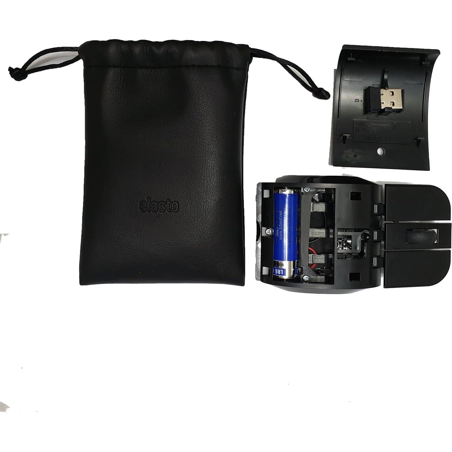 elasto Ergonomic Bluetooth Wireless Mouse M4 Set – Helps with Carpal Tunnel, Arthritis, Finger & Wrist Pain, Adjustable DPI – Light Click (Wireless)