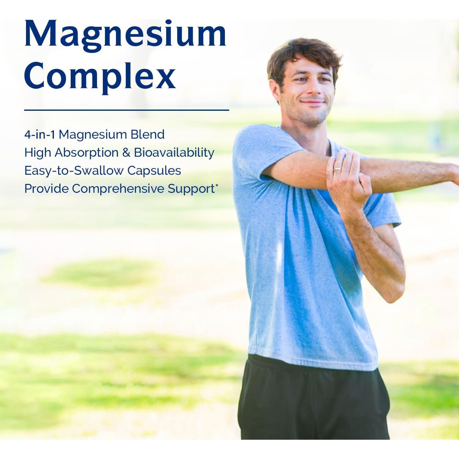 Complejo de Magnesio Vitalidad Innata 90 Cápsulas 4-en-1