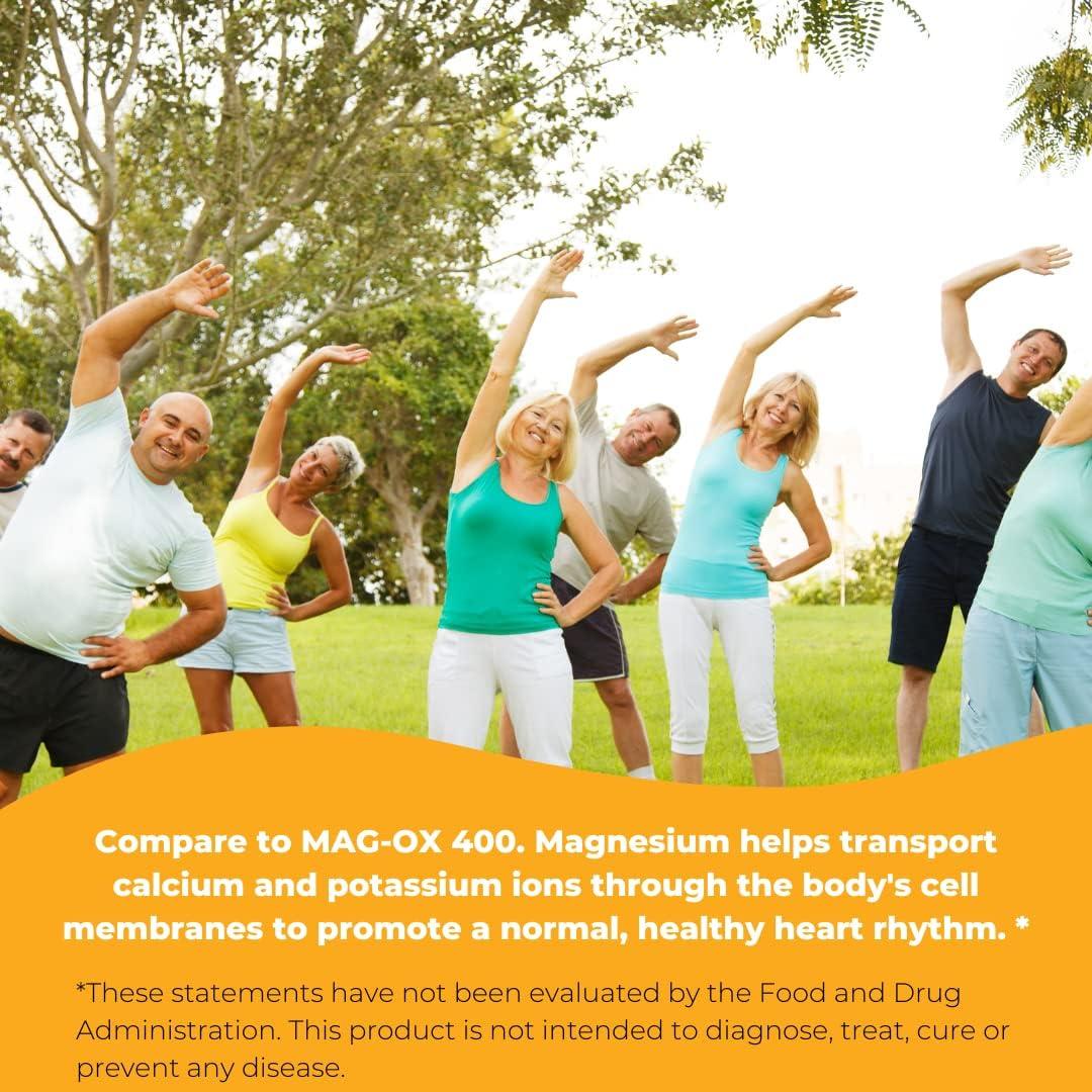 Óxido de Magnesio Wonder Labs 400mg - 250 Tabletas Grado Farmacéutico