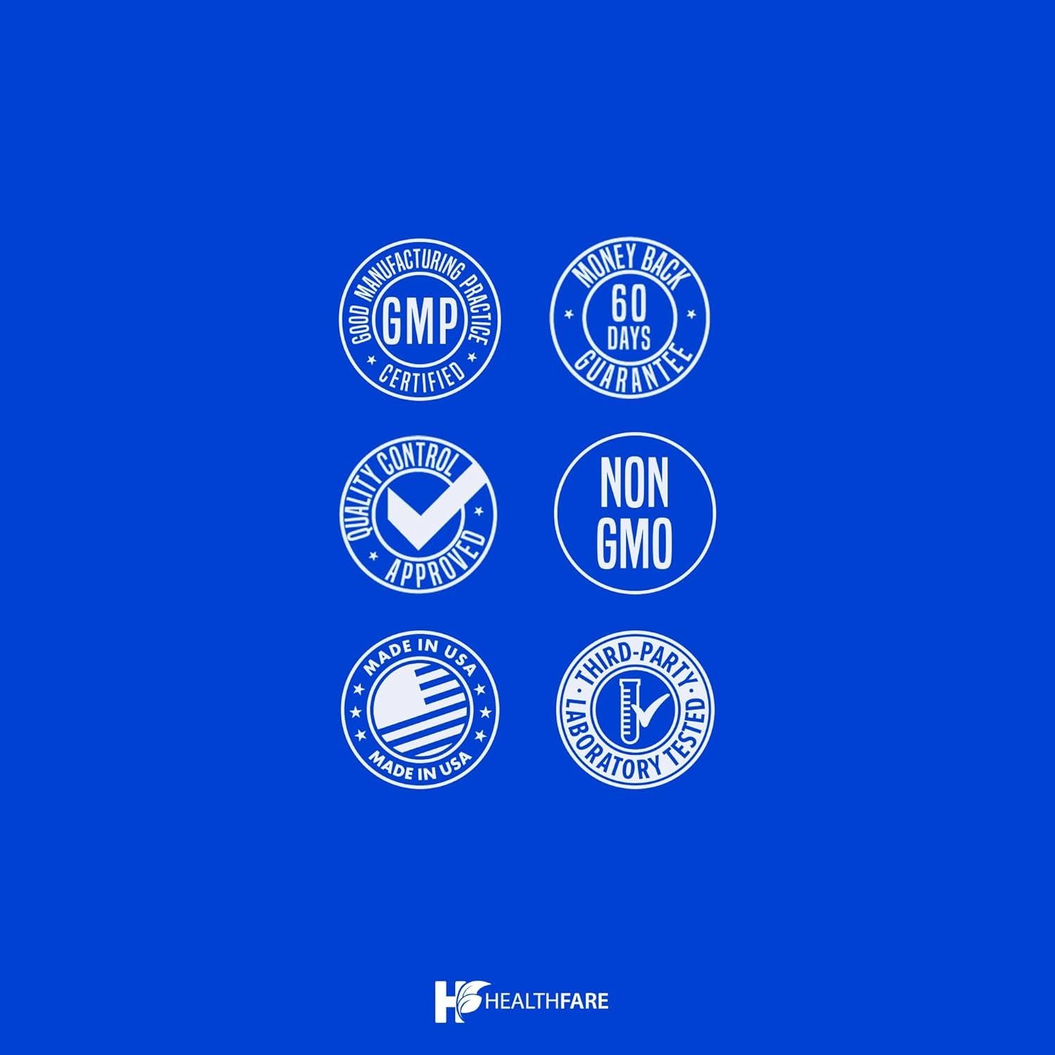 Óxido de Magnesio 500mg HealthFare | 240 Cápsulas Veganas | Alta Absorción