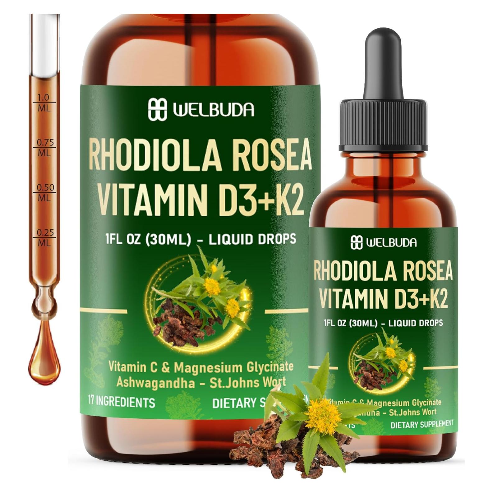 Suplemento Líquido Rhodiola Rosea 17 en 1 - 30 ml - WELBUDA