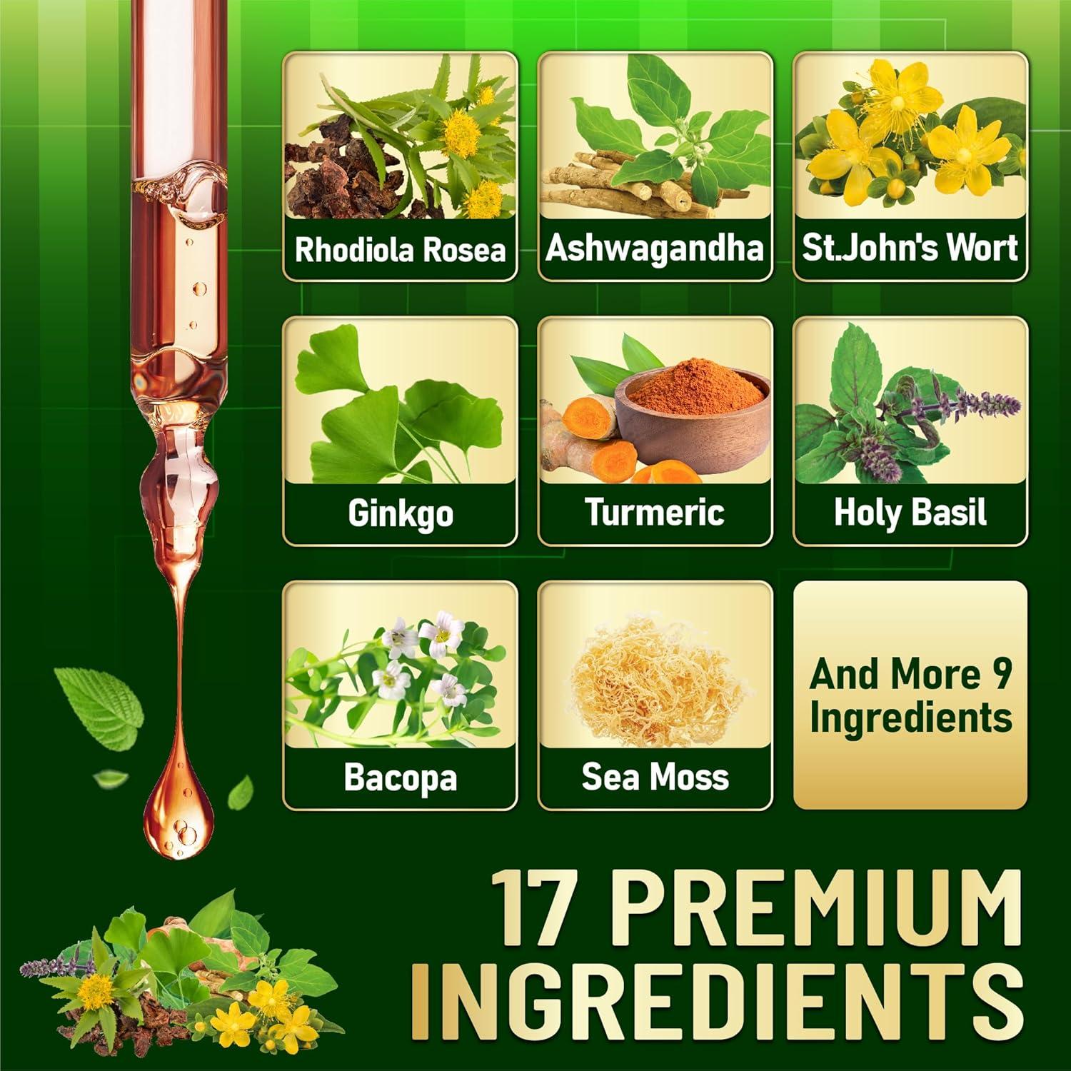 Suplemento Líquido Rhodiola Rosea 17 en 1 - 30 ml - WELBUDA