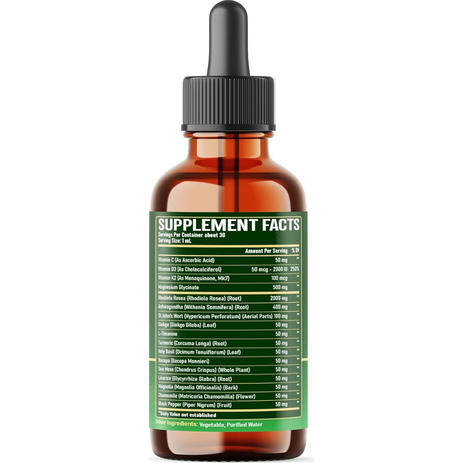 Suplemento Líquido Rhodiola Rosea 17 en 1 - 30 ml - WELBUDA