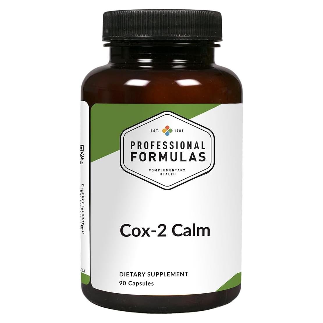 Cápsulas Cox-2 Calm Fórmulas Profesionales 90 Unidades - Con Cúrcuma, Boswellia y Té Verde