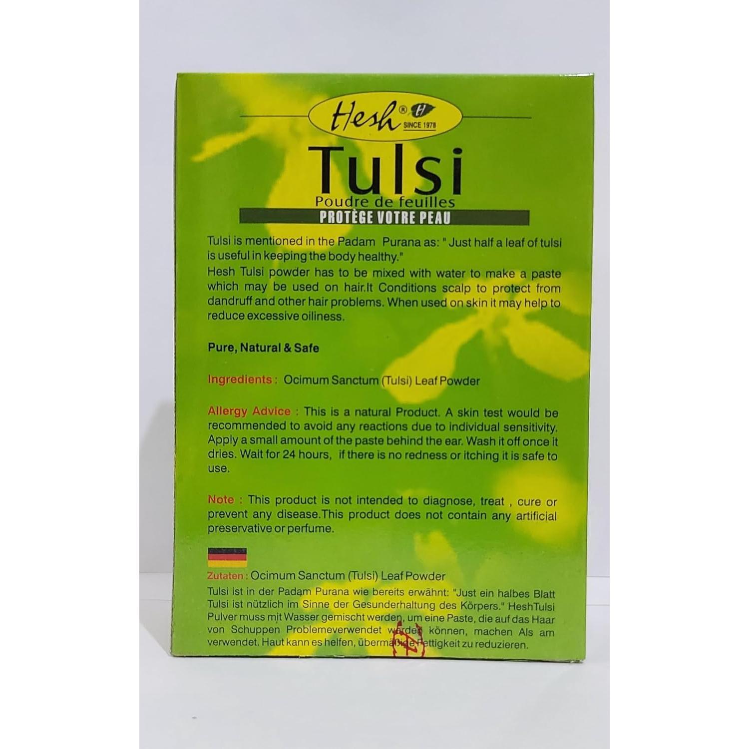 Hesh Tulsi Polvo 100 g - 100% Hierbas Naturales