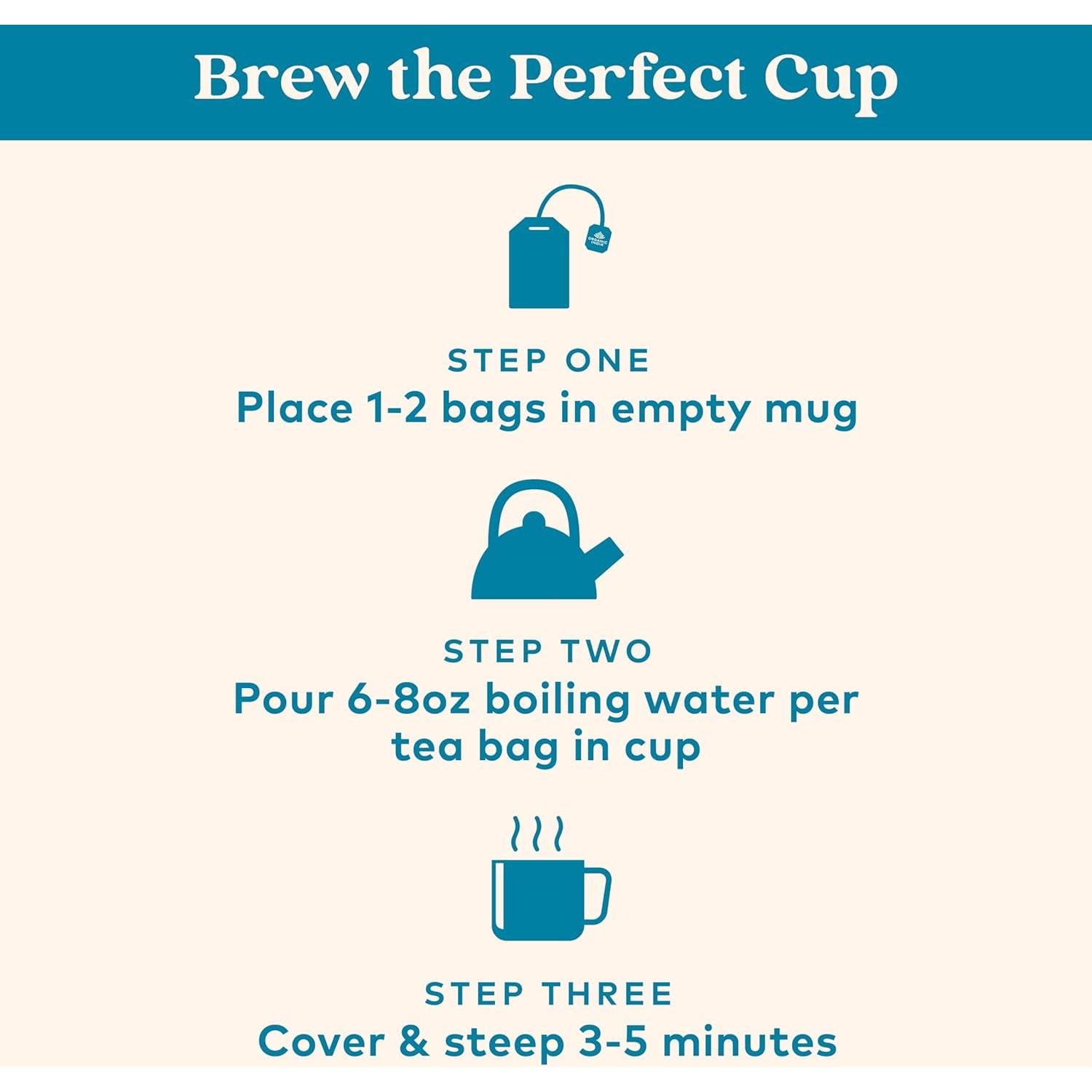 Té Herbal Tulsi Organic India - Albahaca Sagrada 18 Bolsitas