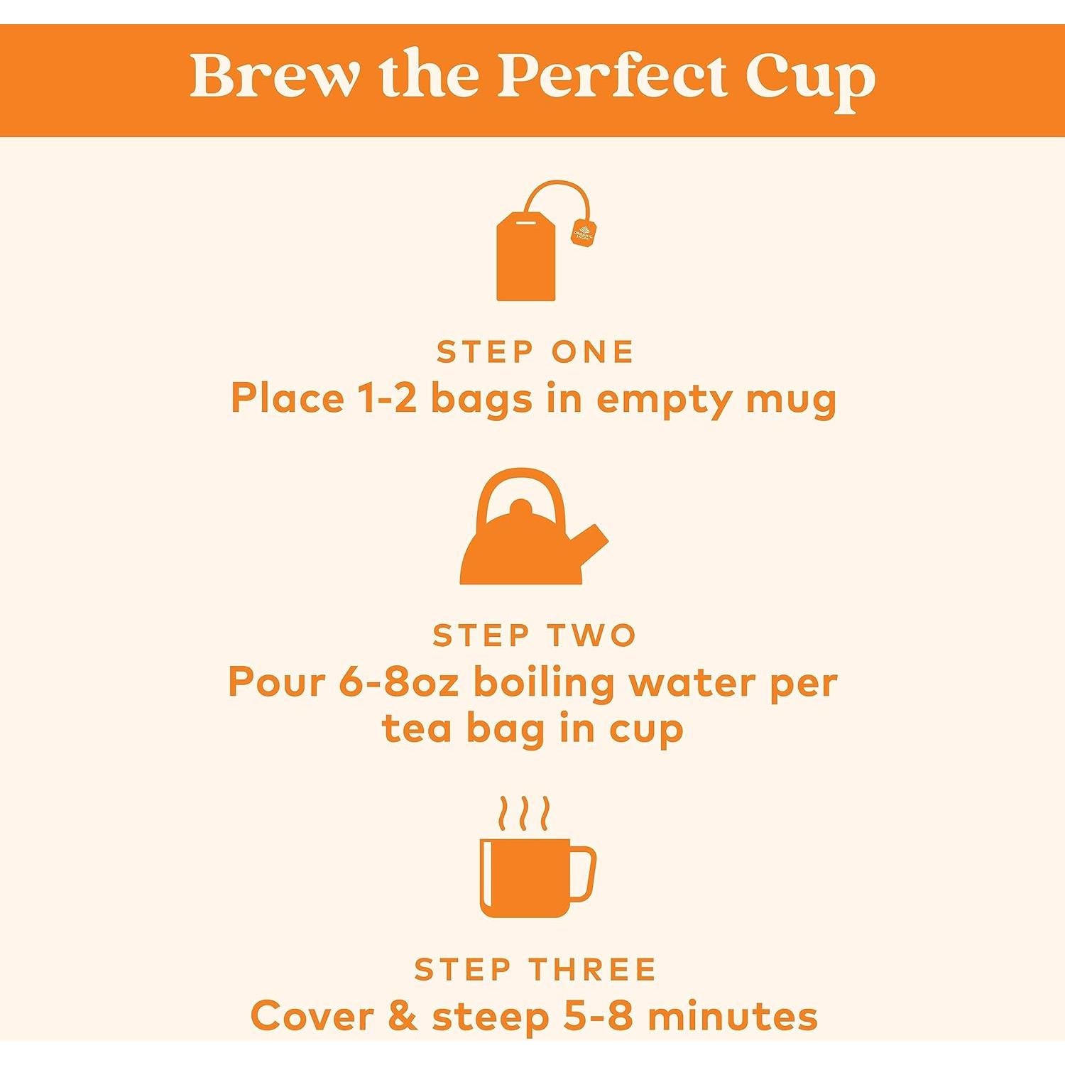 Té de Jengibre Cúrcuma Tulsi Organic India - 18 Bolsitas