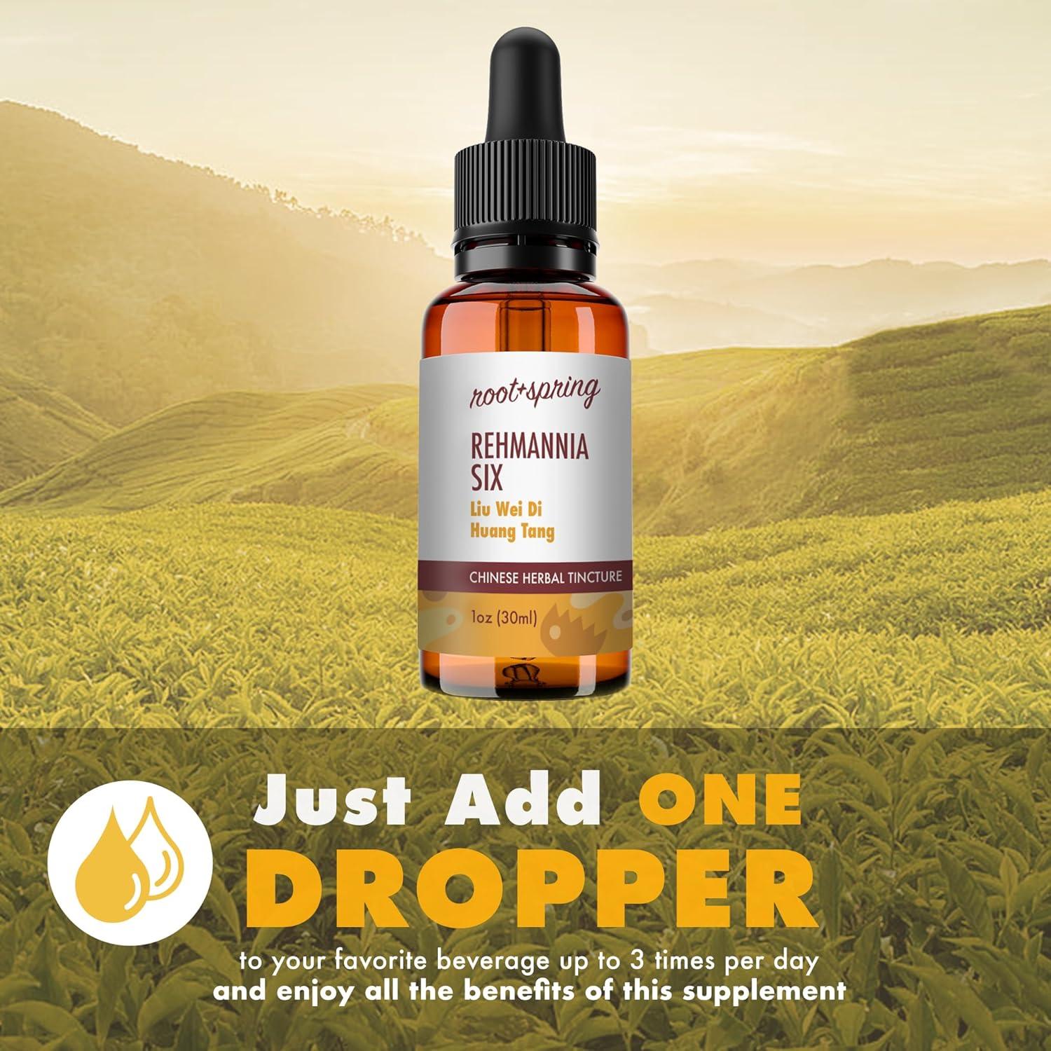 Tintura Herbal Rehmannia Six root + spring 29.57 ml - Suplemento TCM
