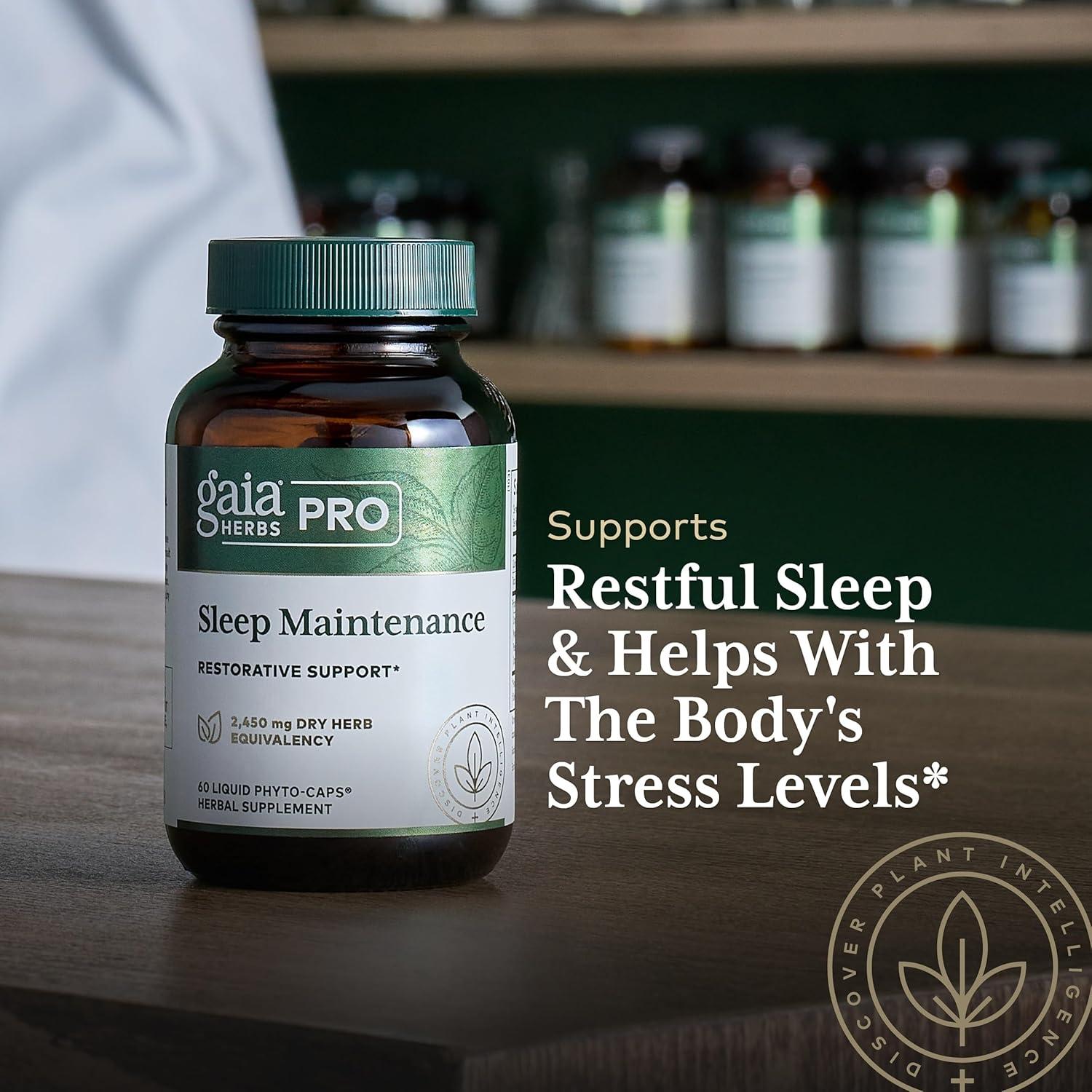 Suplemento Gaia Herbs PRO Sueño Saludable - 60 Cápsulas