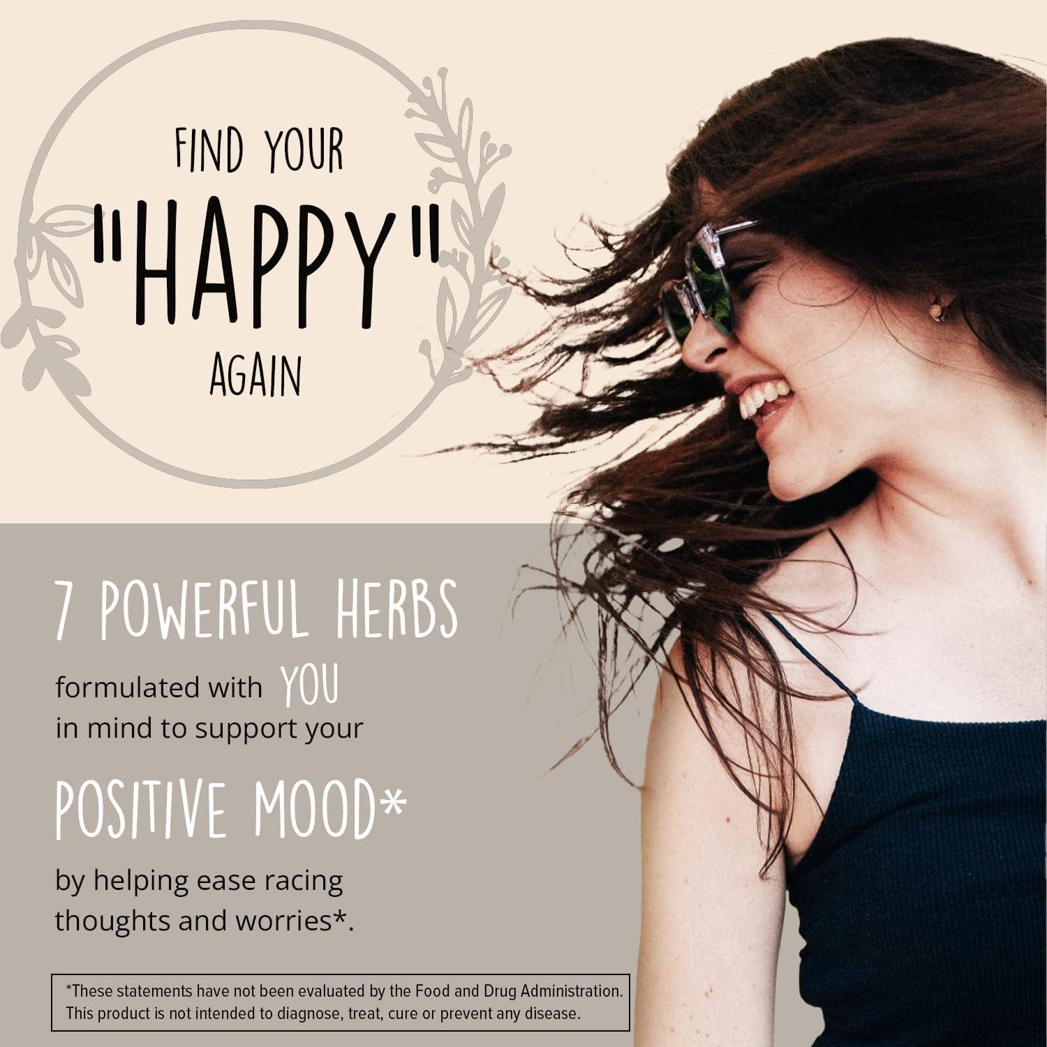 Suplemento Natural de Cortisol y Ánimo Happy Healthy Hippie