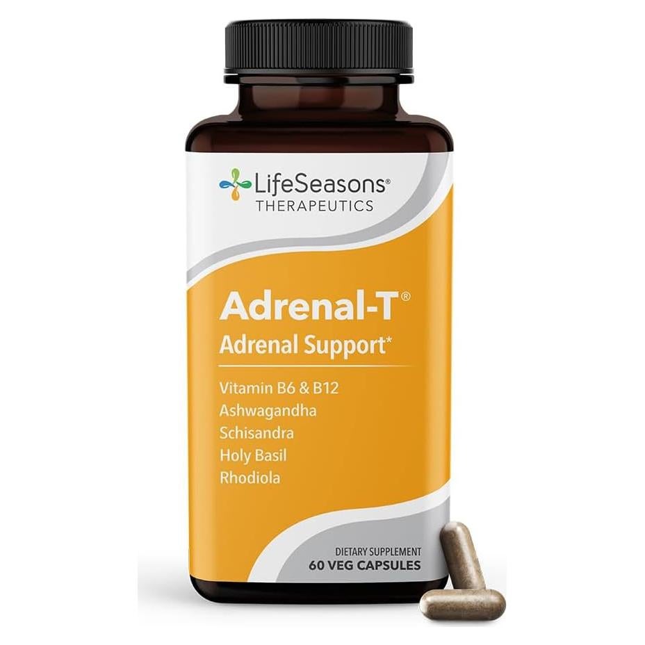LifeSeasons Adrenal-T - Suplemento Energizante 60 Cápsulas