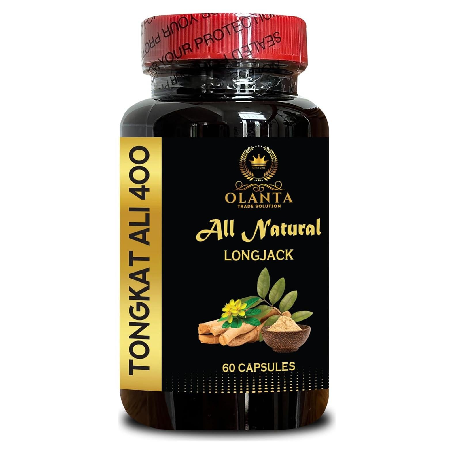 Longjack Tongkat Ali Vitalabs - Suplemento 60 cápsulas