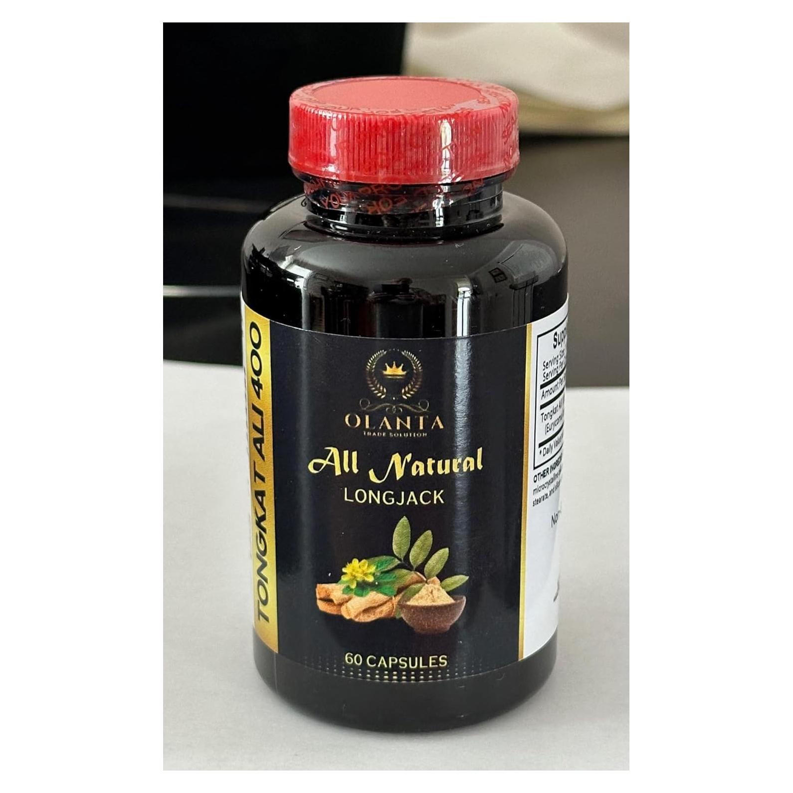 Cápsulas de Longjack Tongkat Ali Vitalabs - 60 unidades