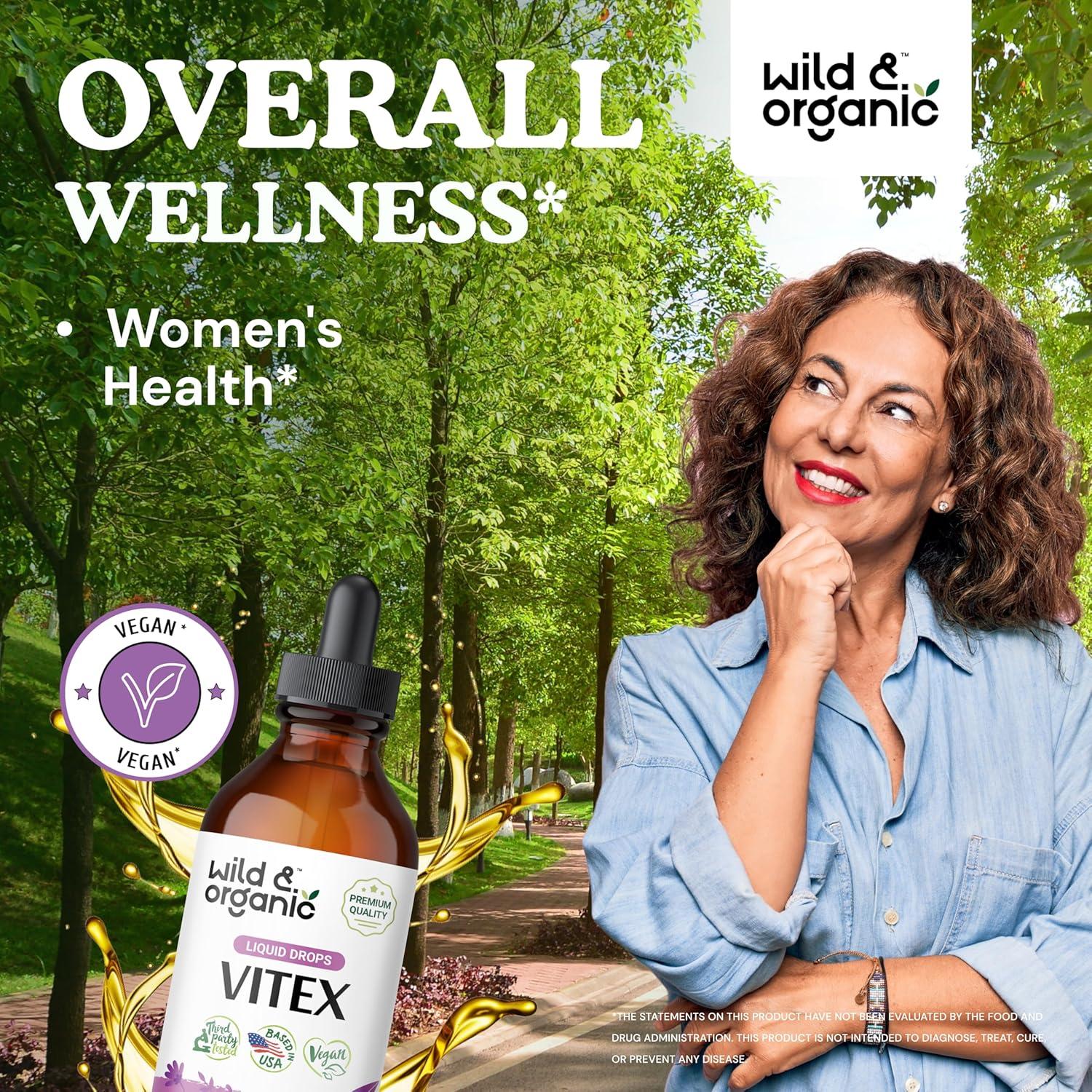 Tintura Orgánica de Vitex y Madre Selva 118 ml - Sin Alcohol