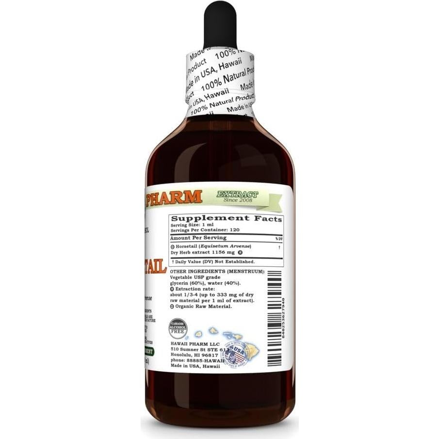 Extracto de Cola de Caballo Hawaii Pharm 118 ml - Sin Alcohol