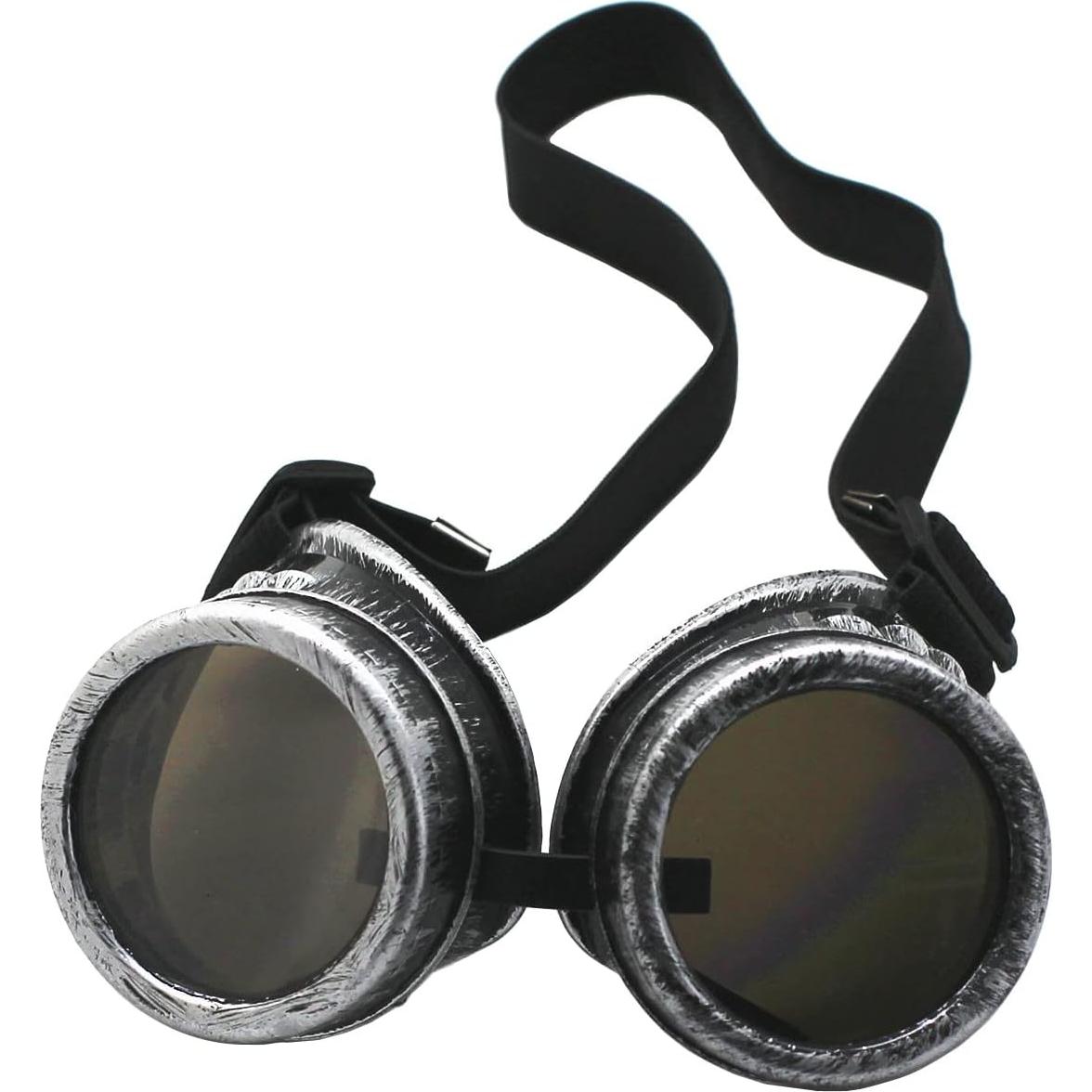 Gafas Steampunk WEICHUAN Vintage Unisex con Lentes