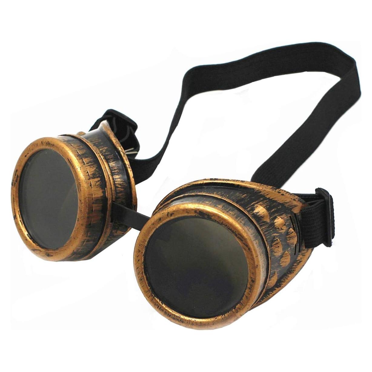 Gafas Steampunk Vintage WEICHUAN con Lentes Intercambiables